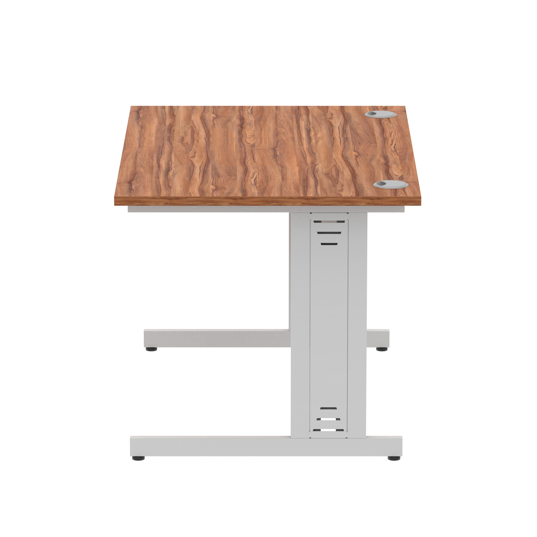 Walnut / Silver Frame