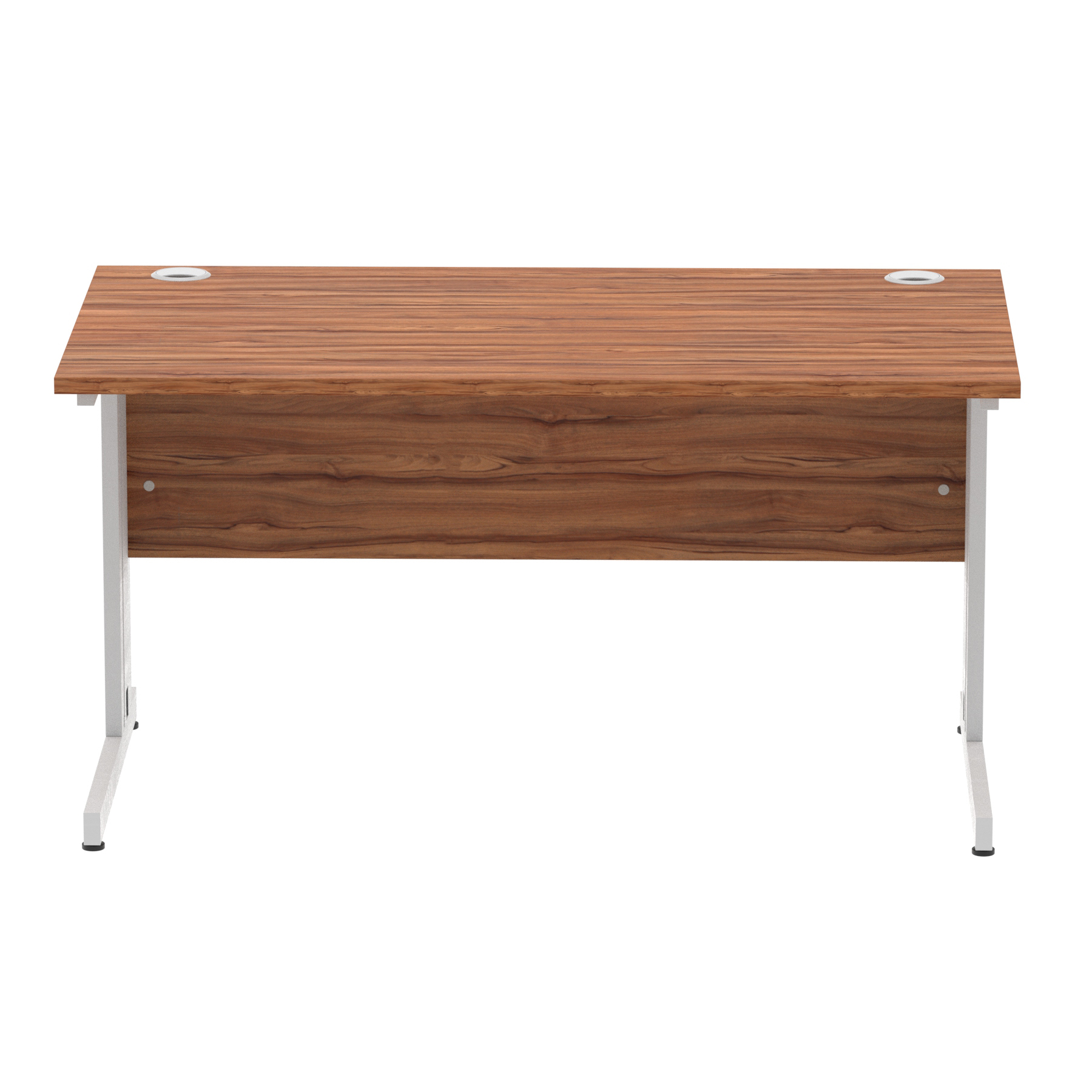 Walnut / Silver Frame