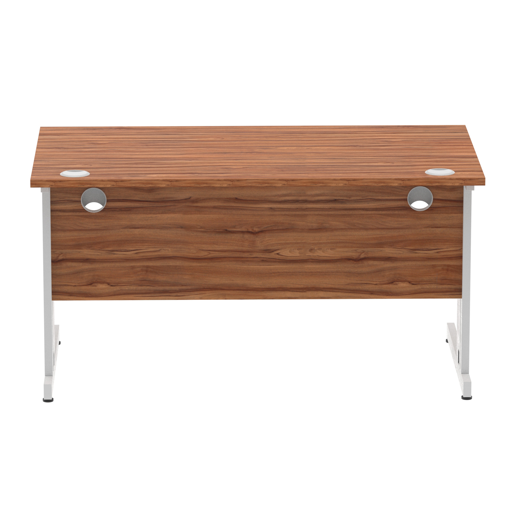 Walnut / Silver Frame