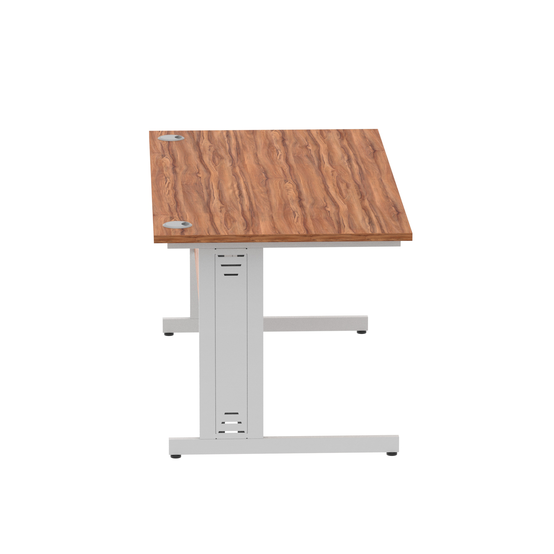 Walnut / Silver Frame