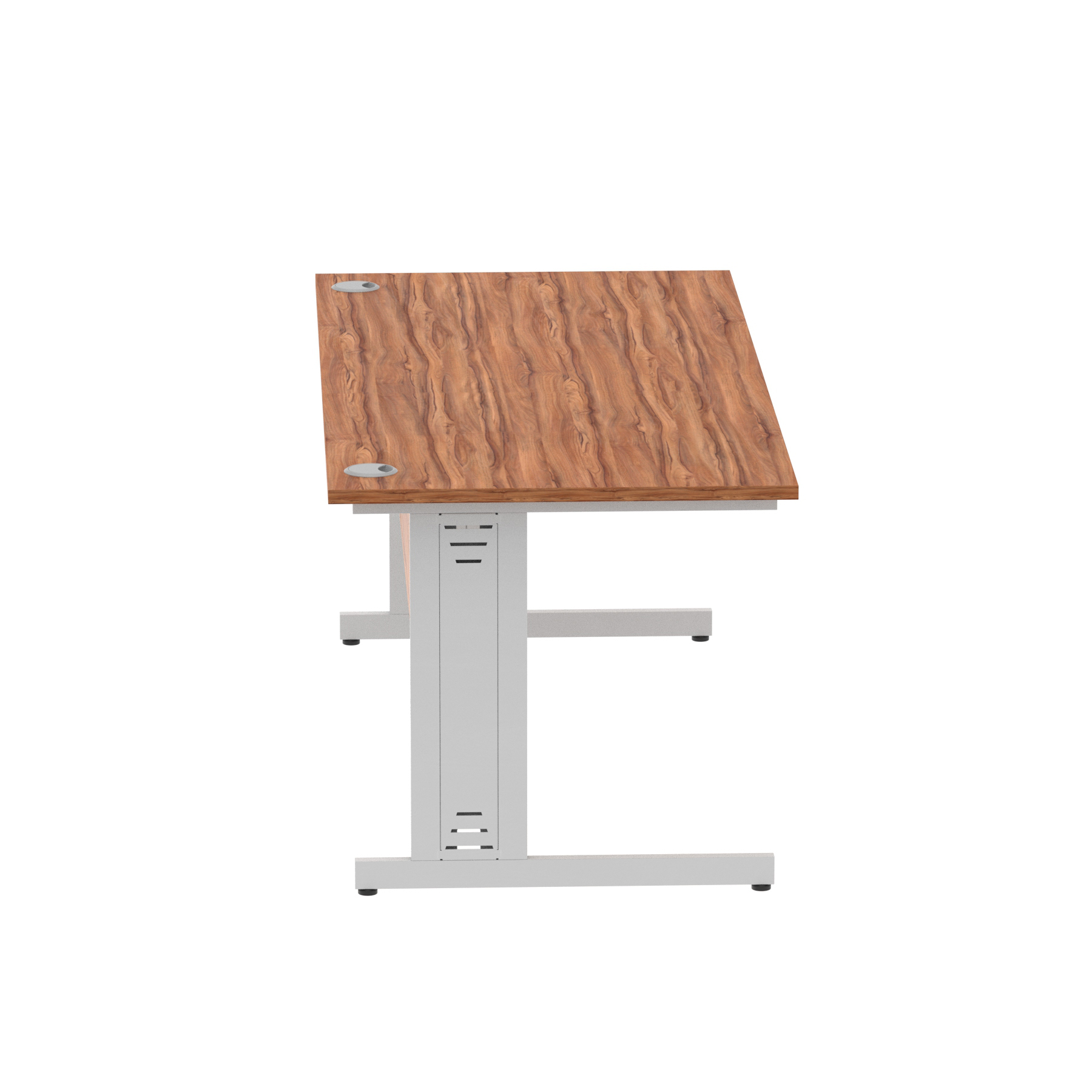 Walnut / Silver Frame