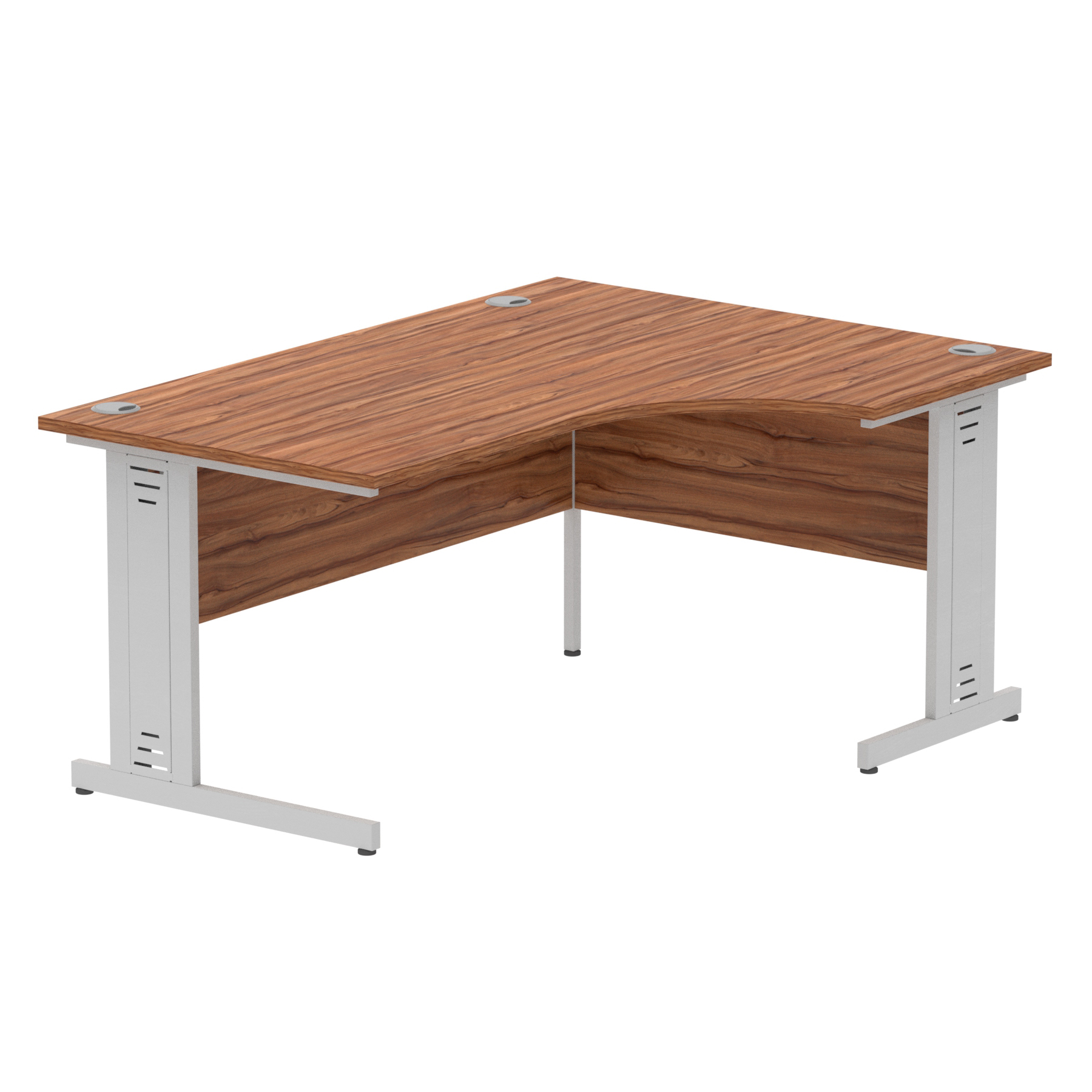 Walnut / Silver Frame