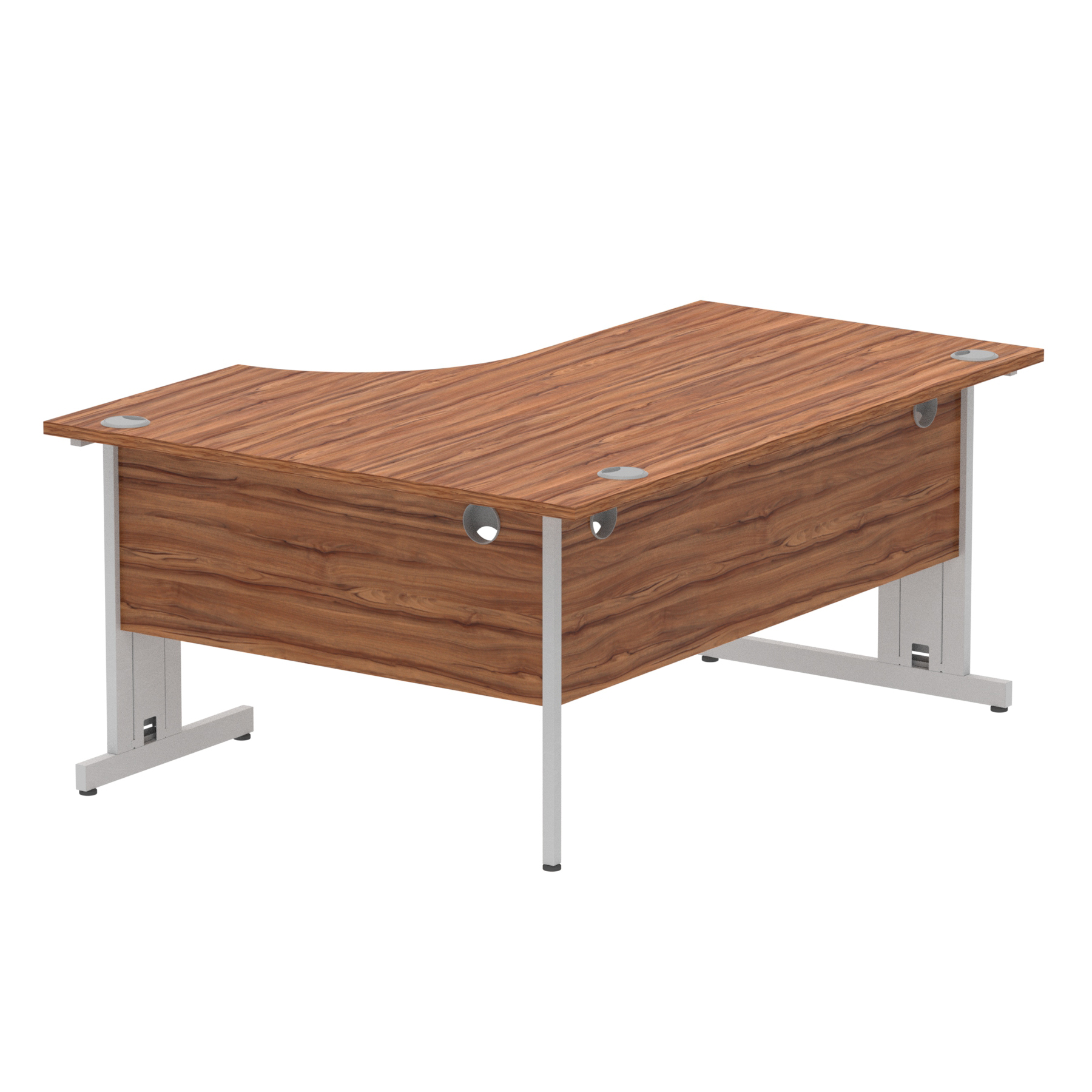 Walnut / Silver Frame