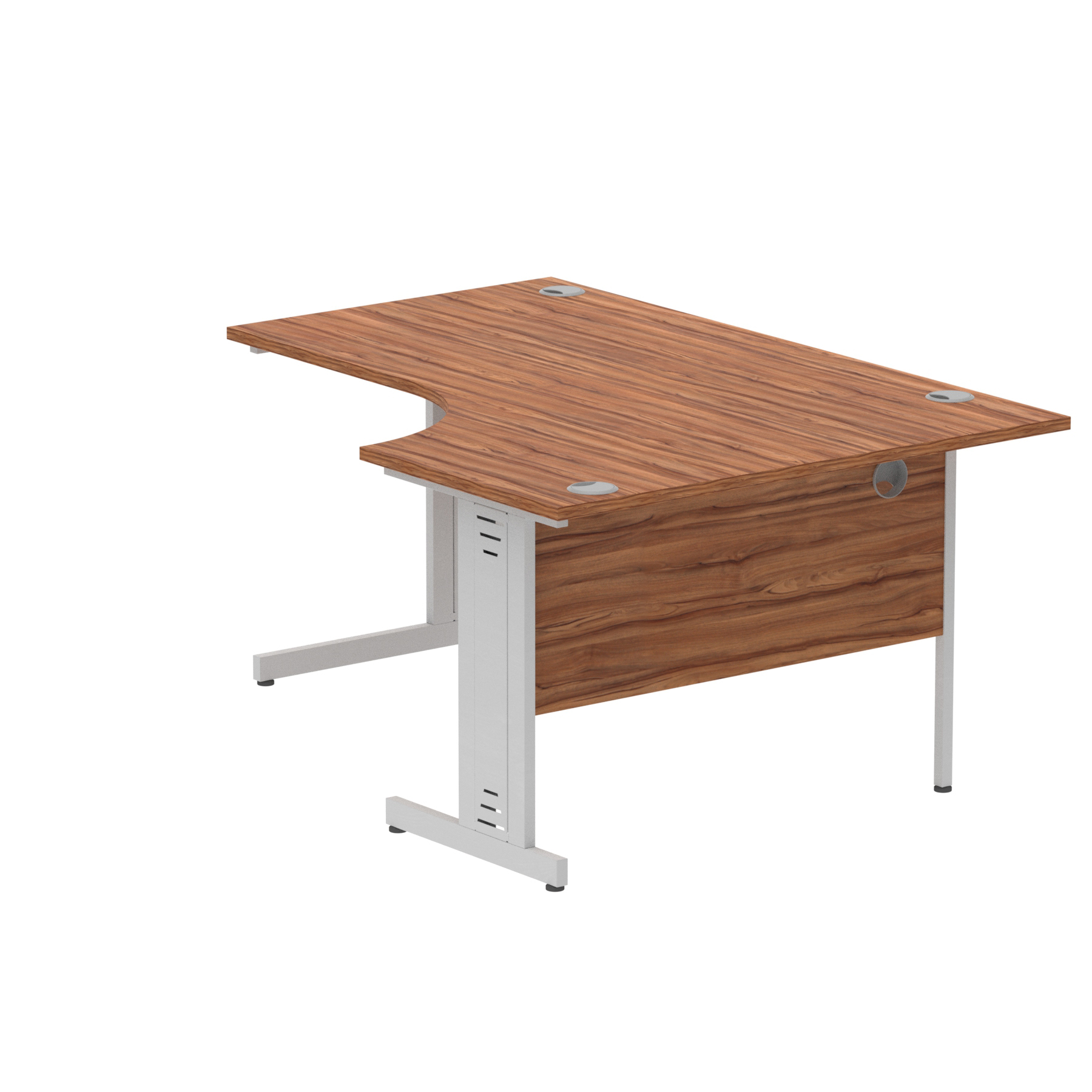 Walnut / Silver Frame