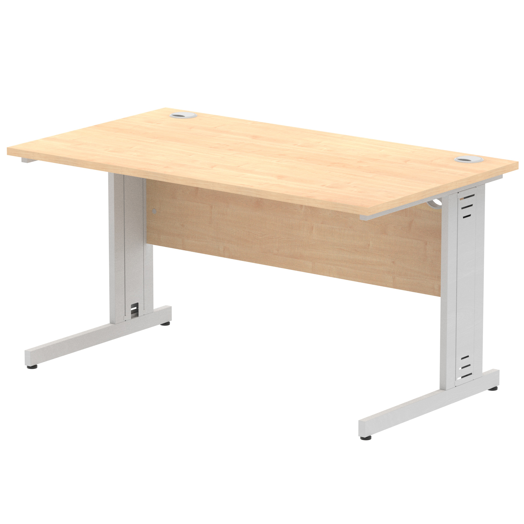 Maple / Silver Frame