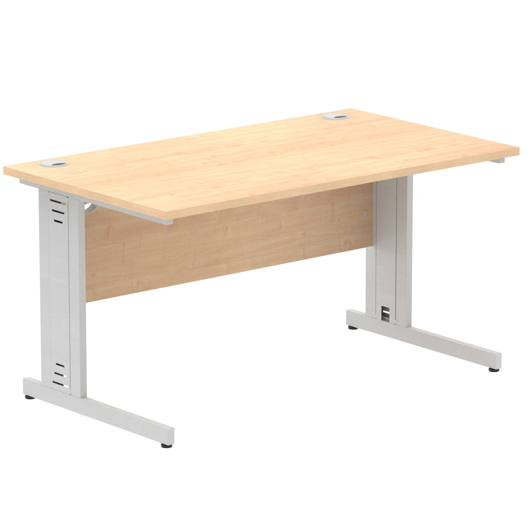 Maple / Silver Frame