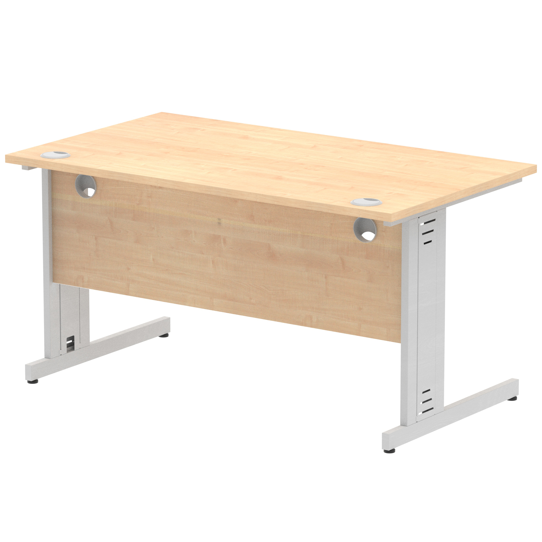 Maple / Silver Frame