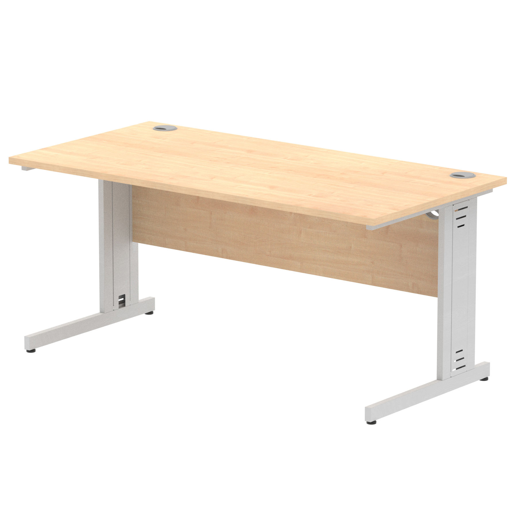 Maple / Silver Frame