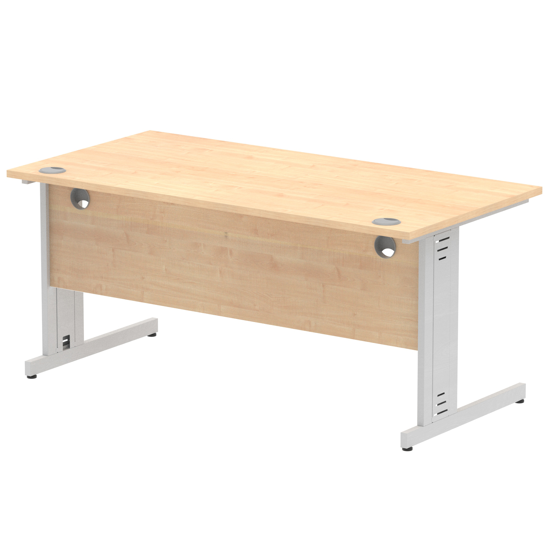 Maple / Silver Frame
