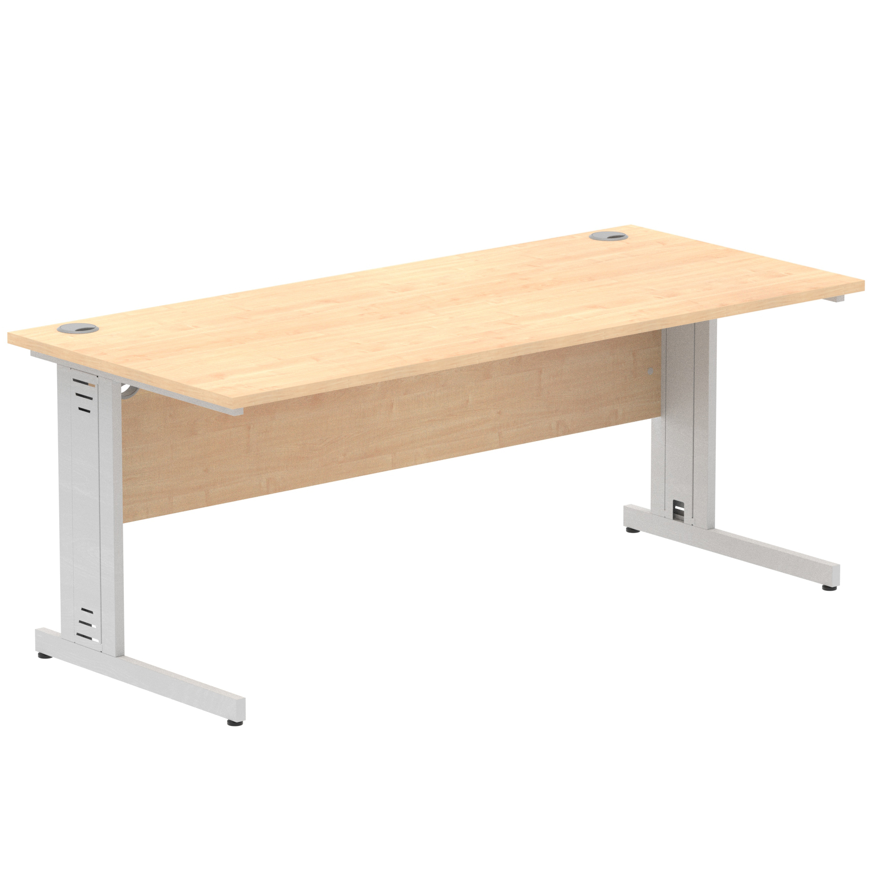 Maple / Silver Frame