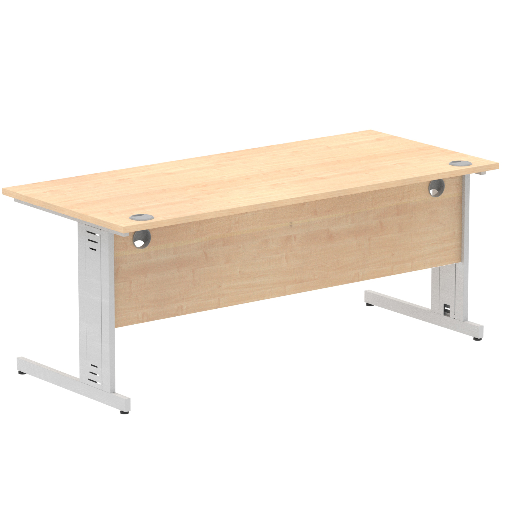 Maple / Silver Frame