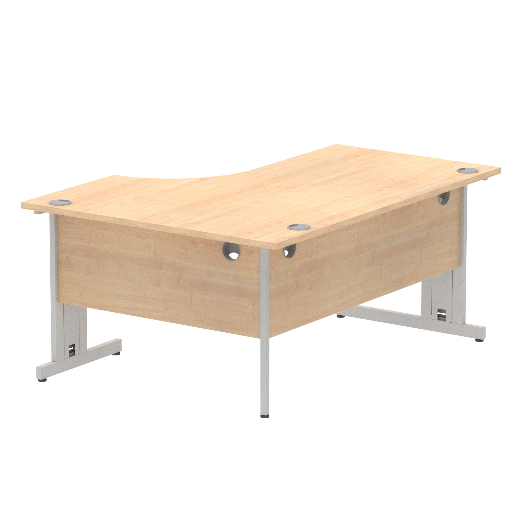 Maple / Silver Frame