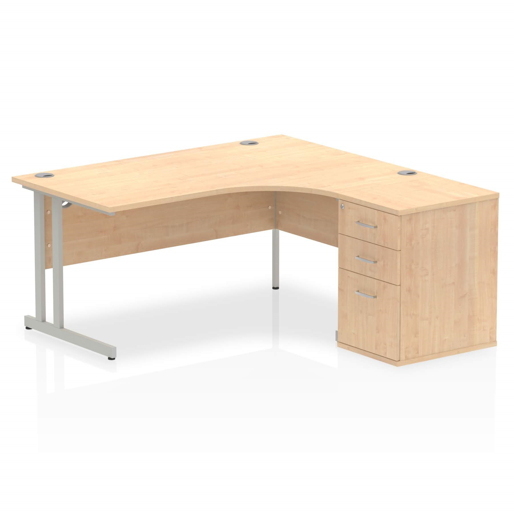 Maple / Silver Frame