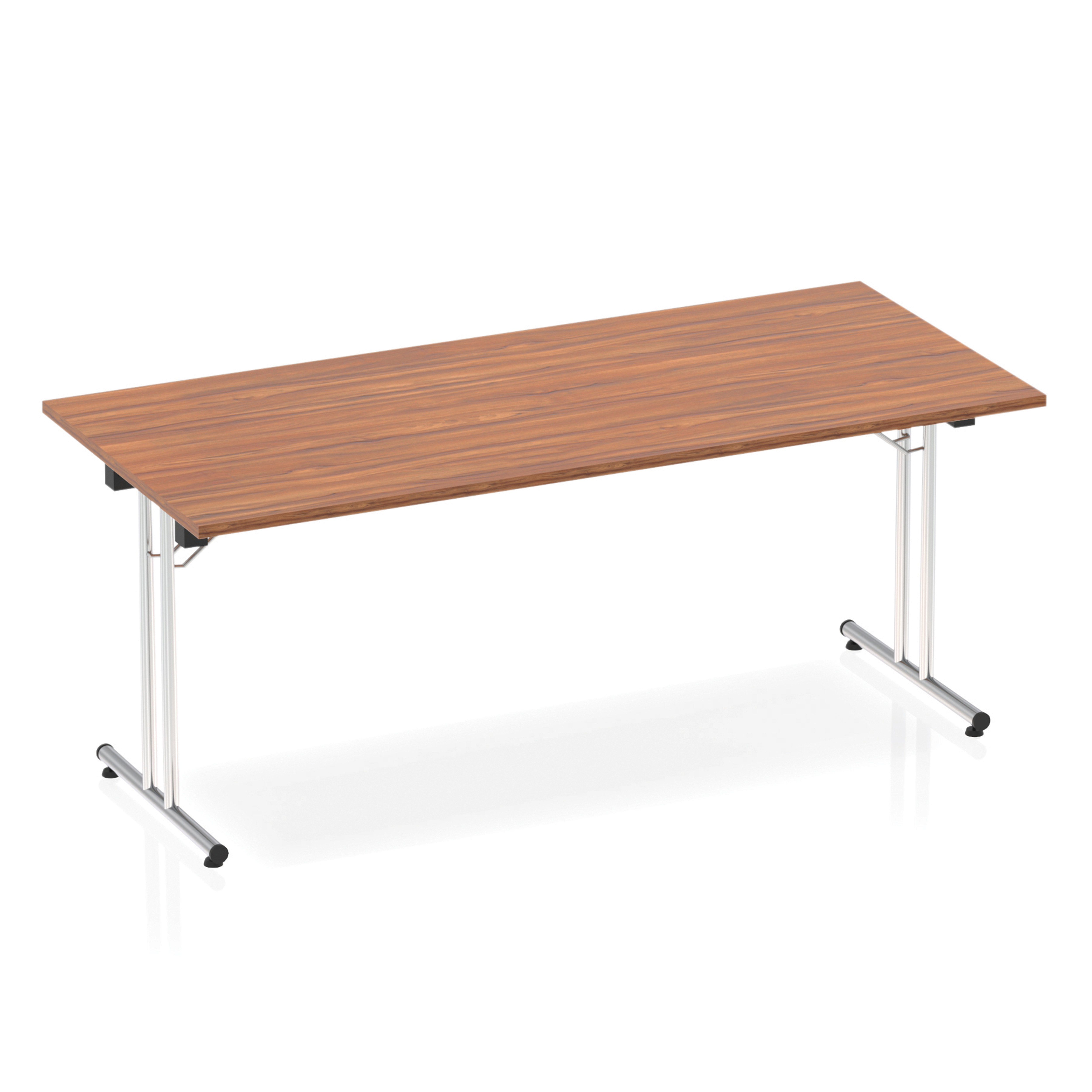 Walnut / Silver Frame