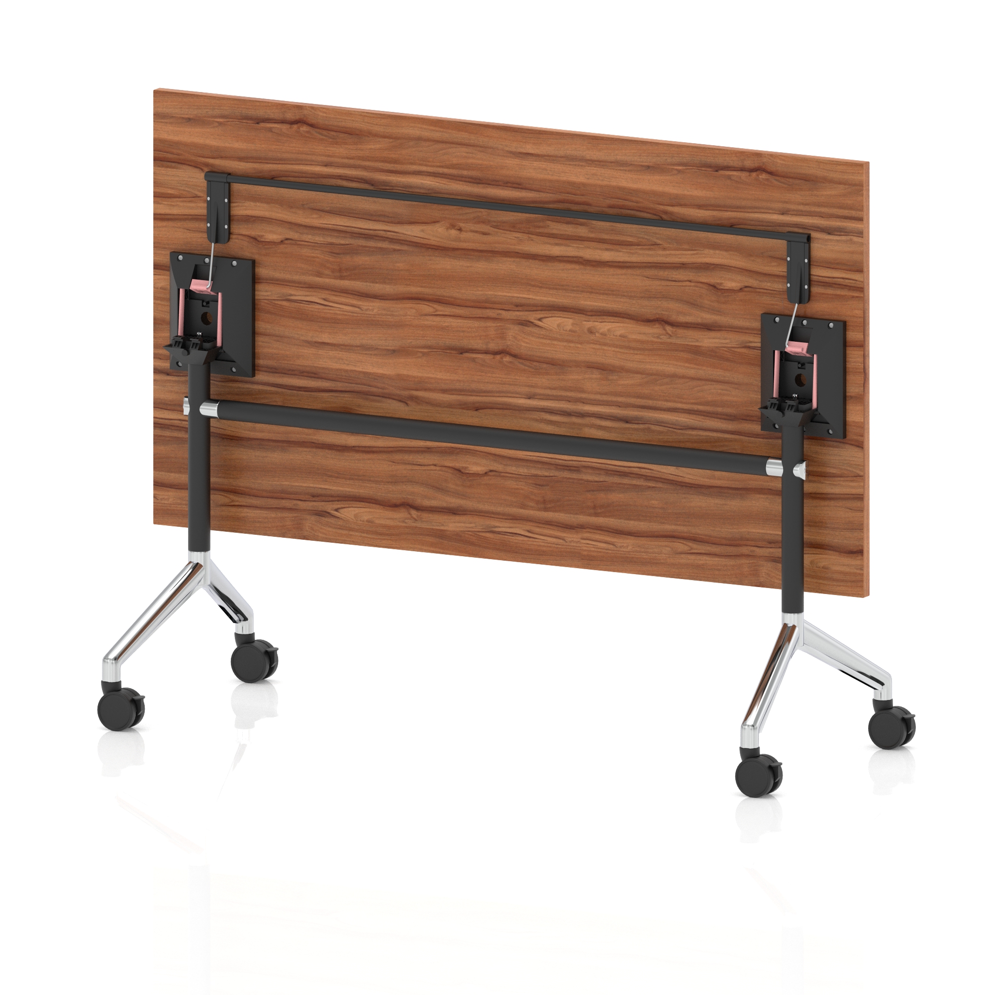 Walnut / Silver Frame