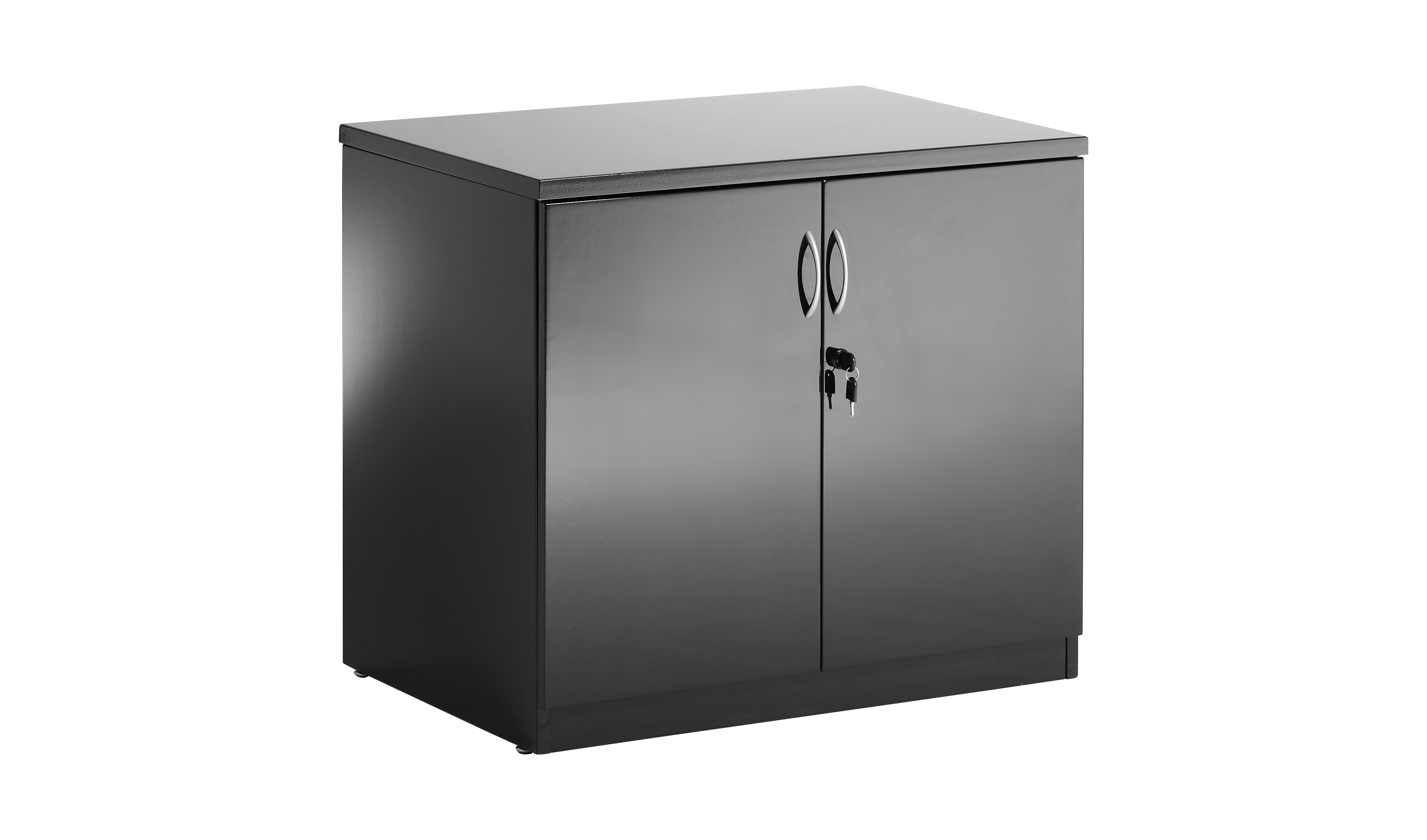 High Gloss Cupboard — Black