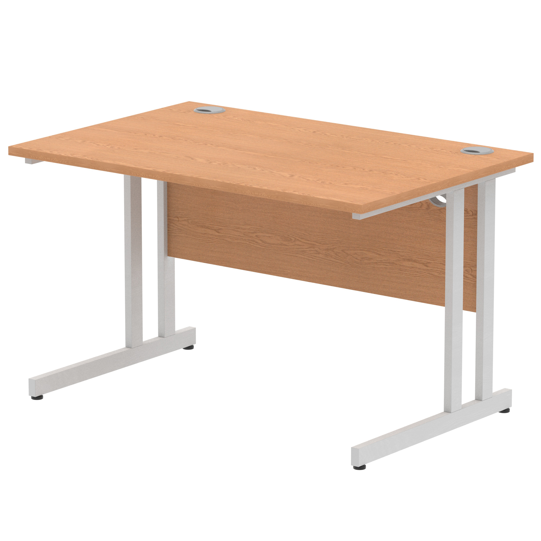 Oak / Silver Frame