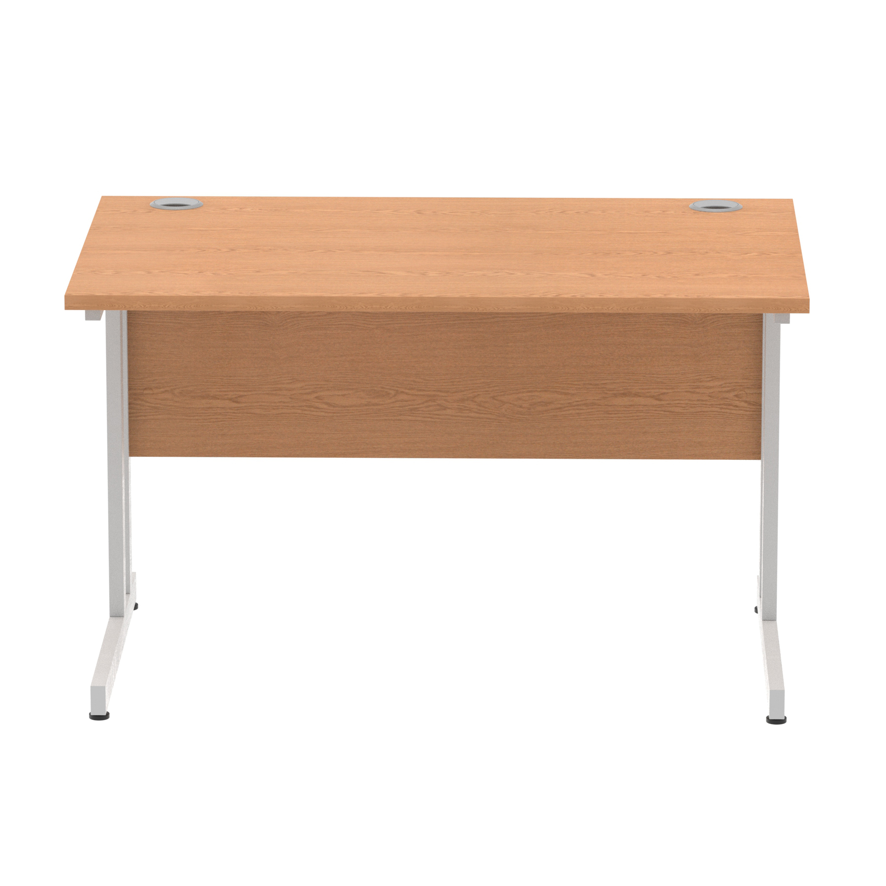 Oak / Silver Frame