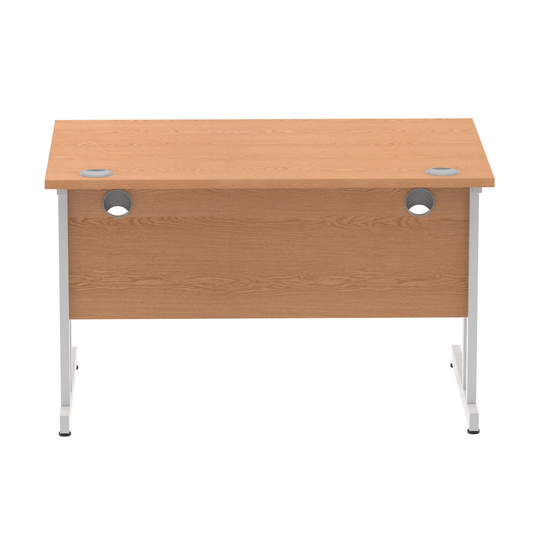 Oak / Silver Frame