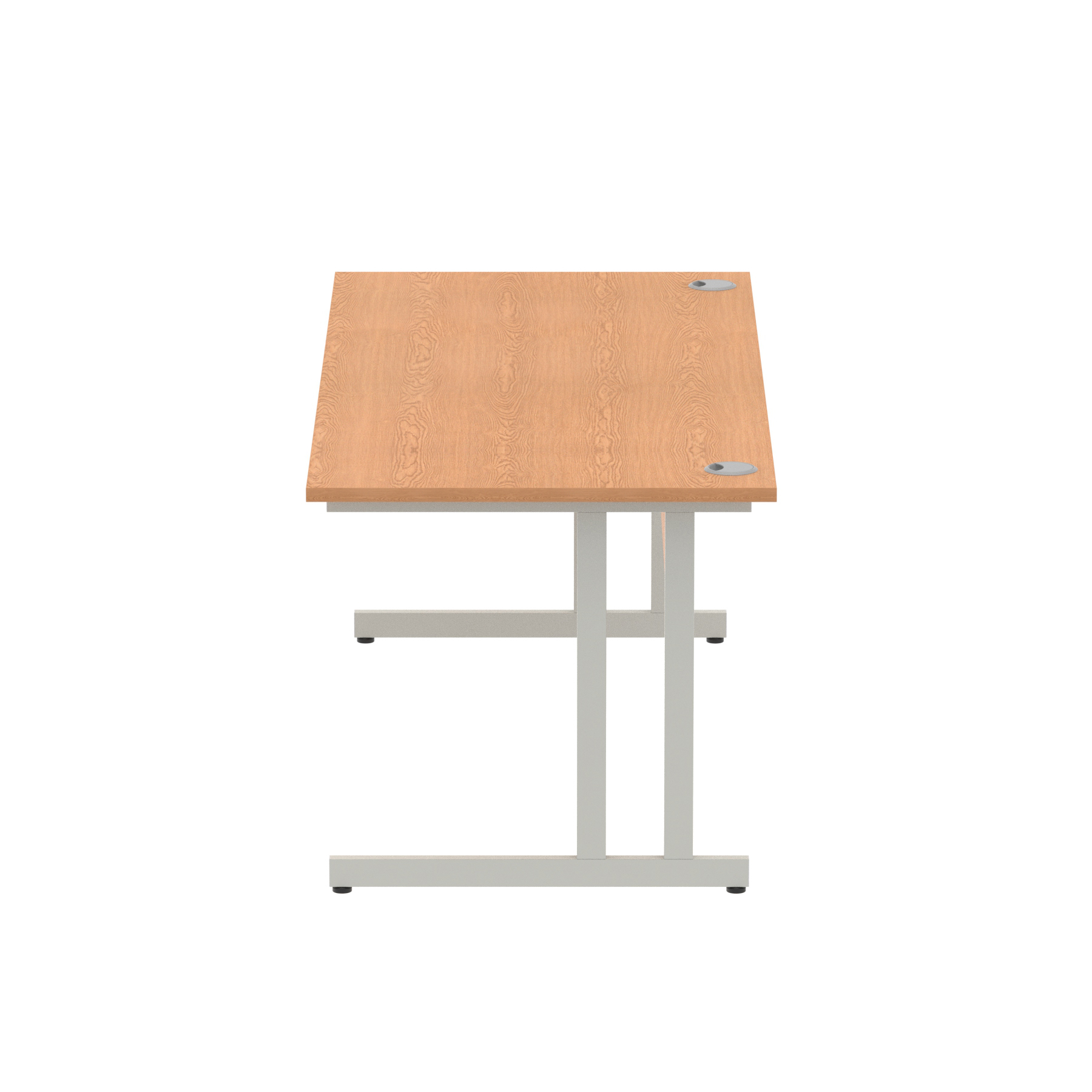 Oak / Silver Frame