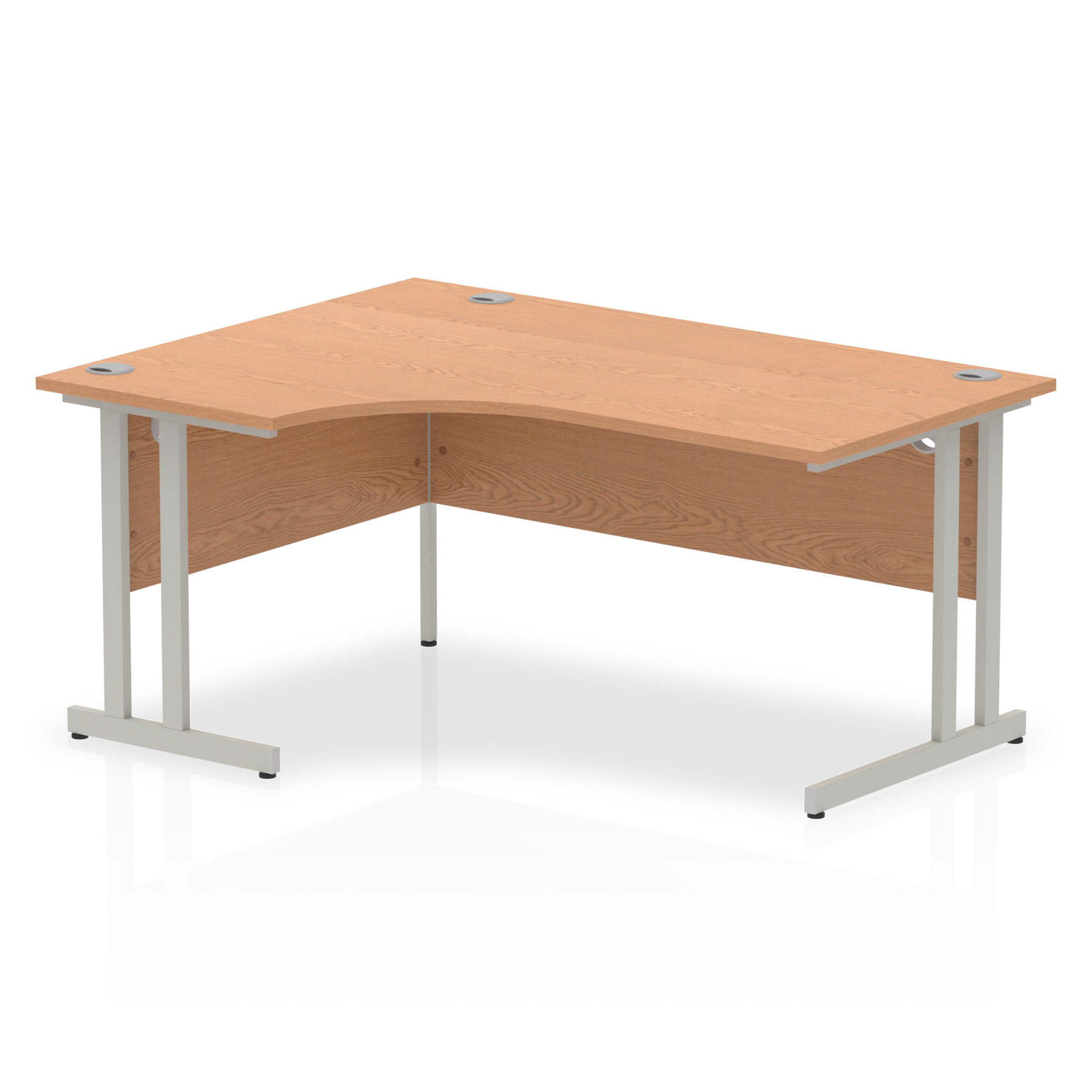 Oak / Silver Frame