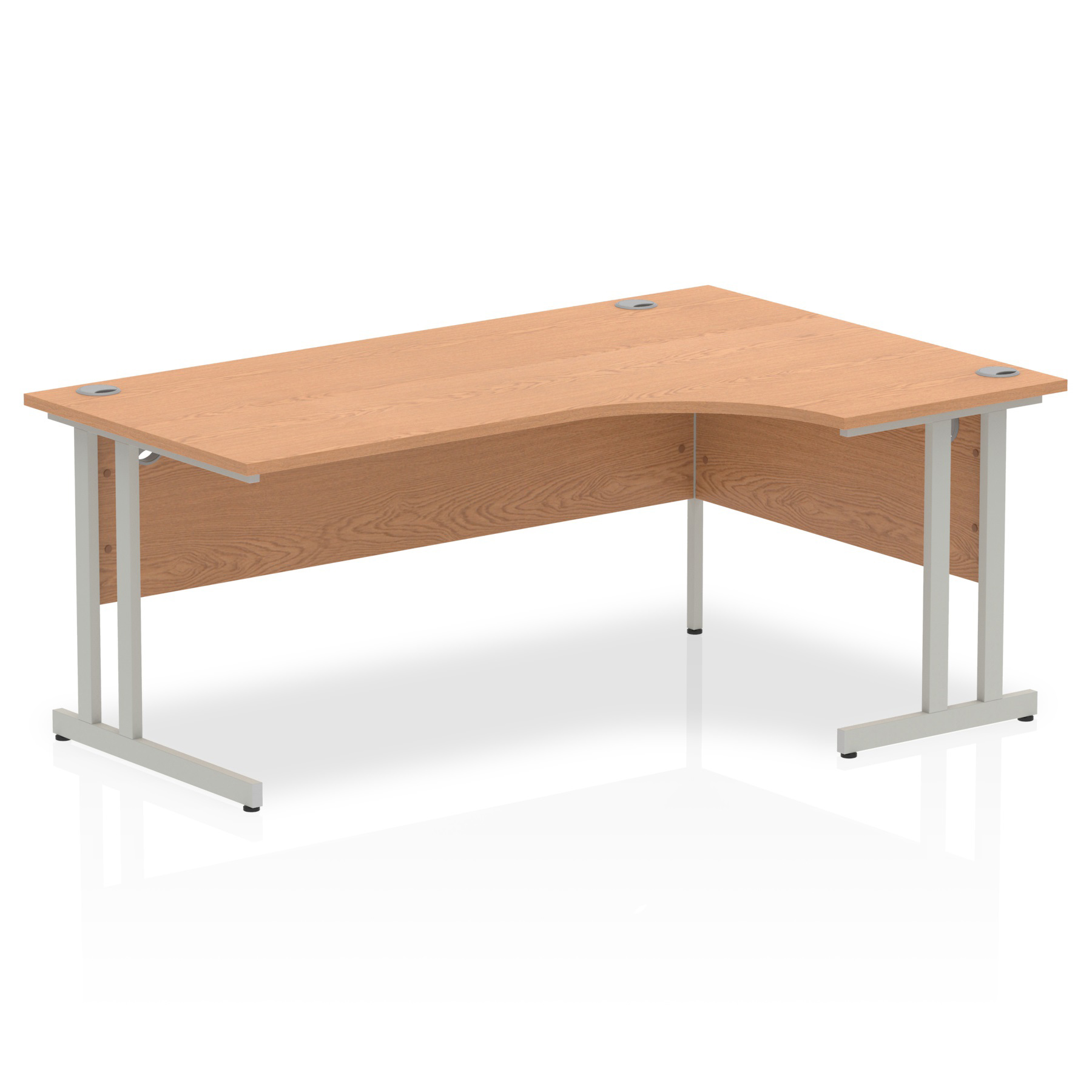 Oak / Silver Frame