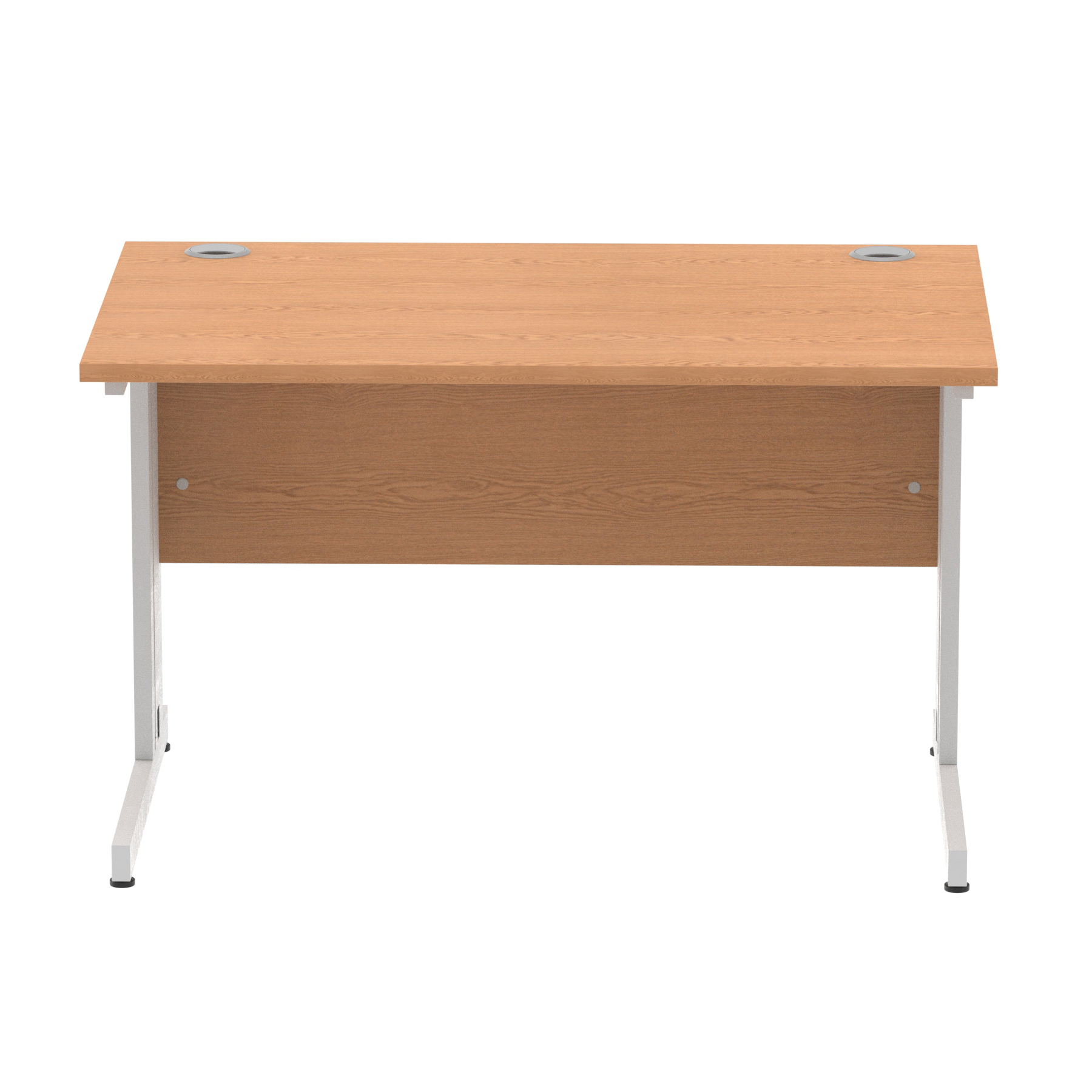 Oak / Silver Frame