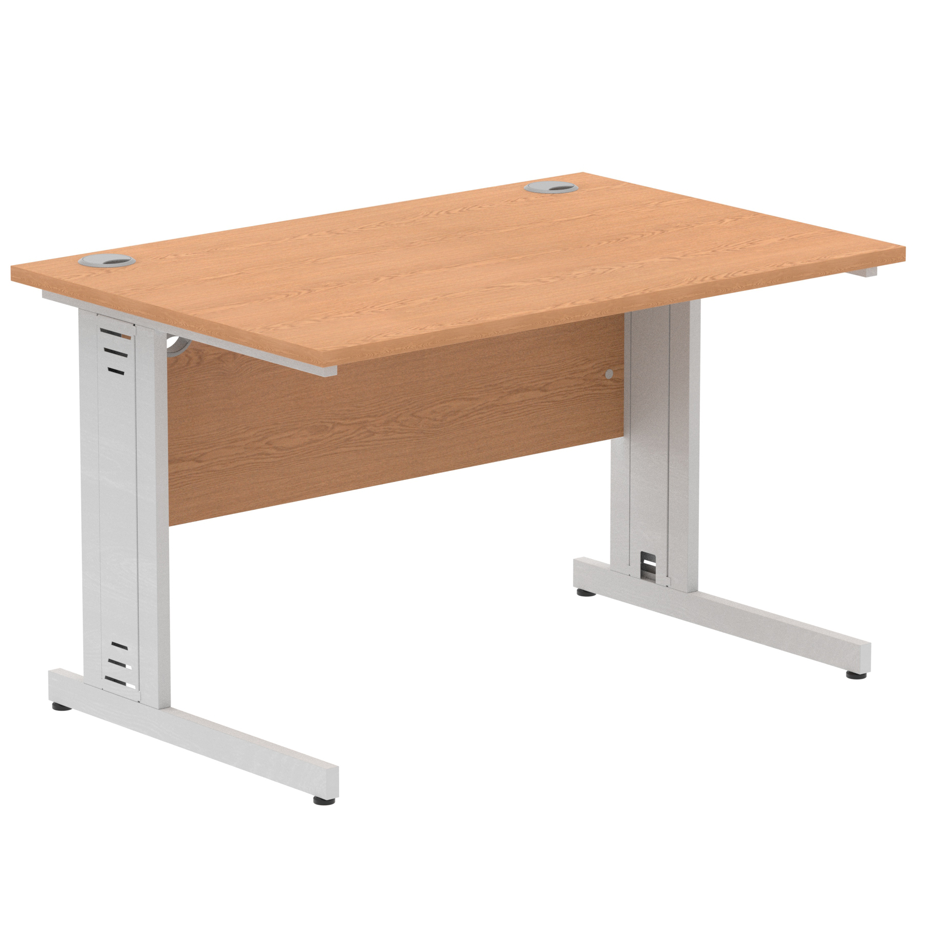 Oak / Silver Frame