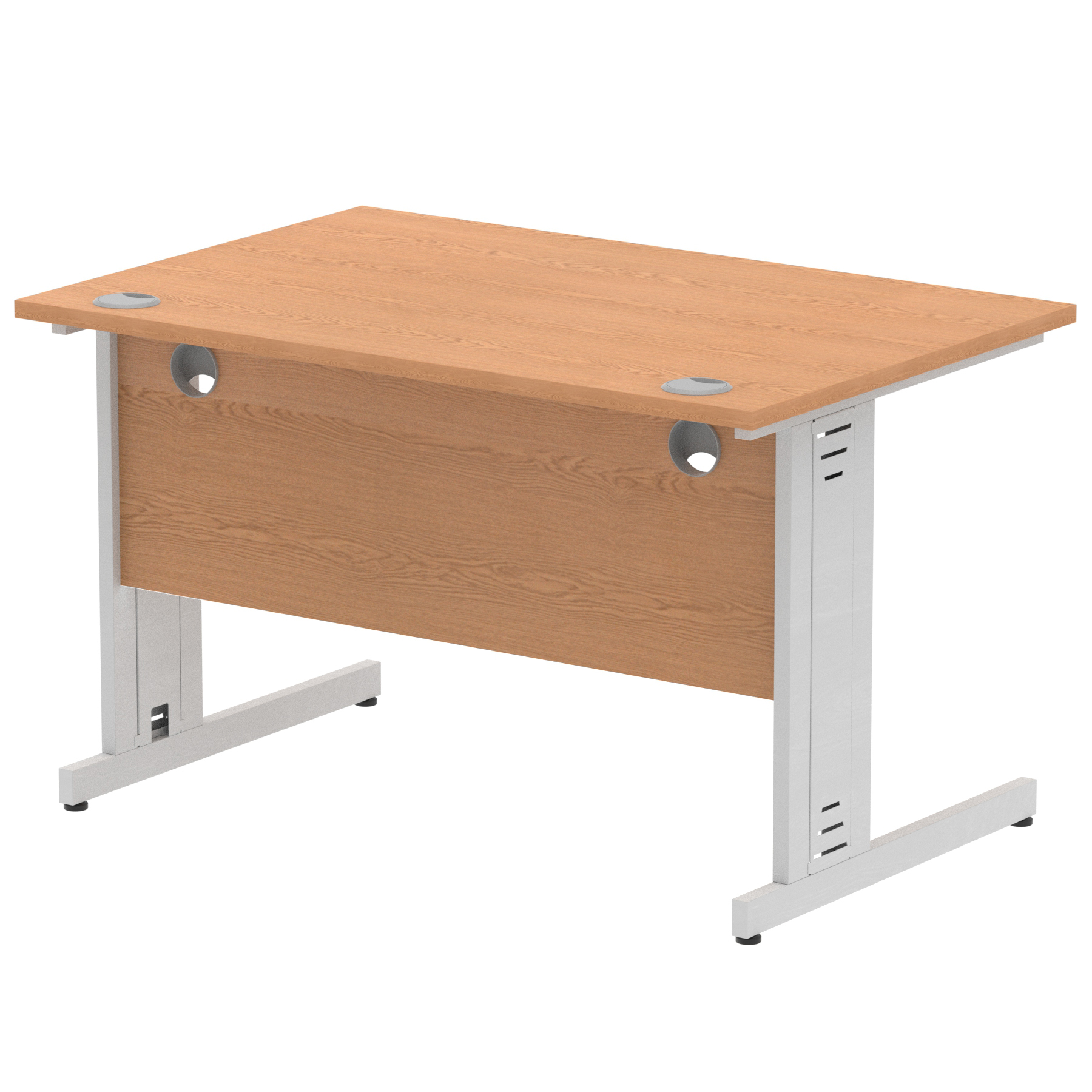 Oak / Silver Frame
