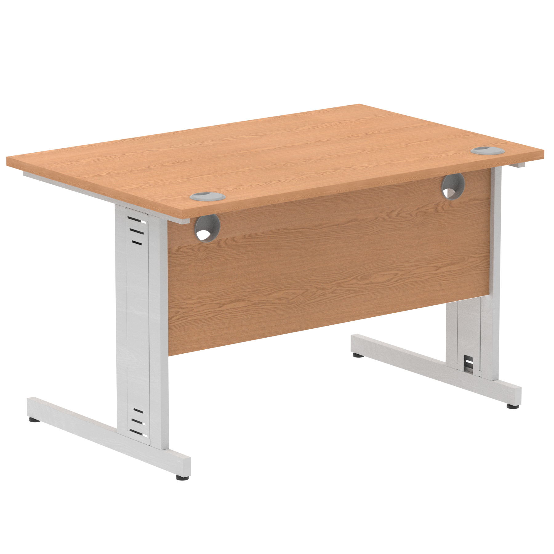 Oak / Silver Frame