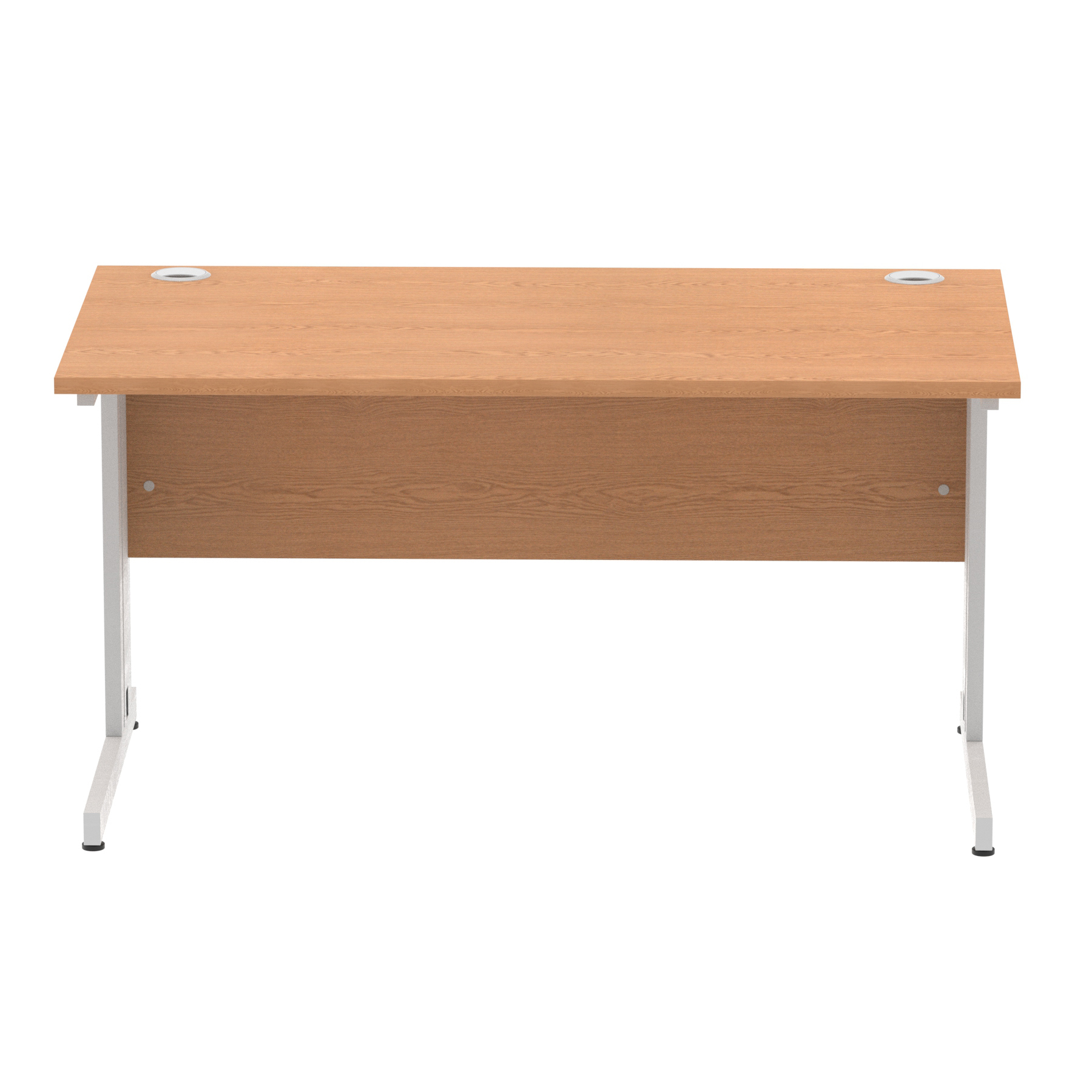 Oak / Silver Frame