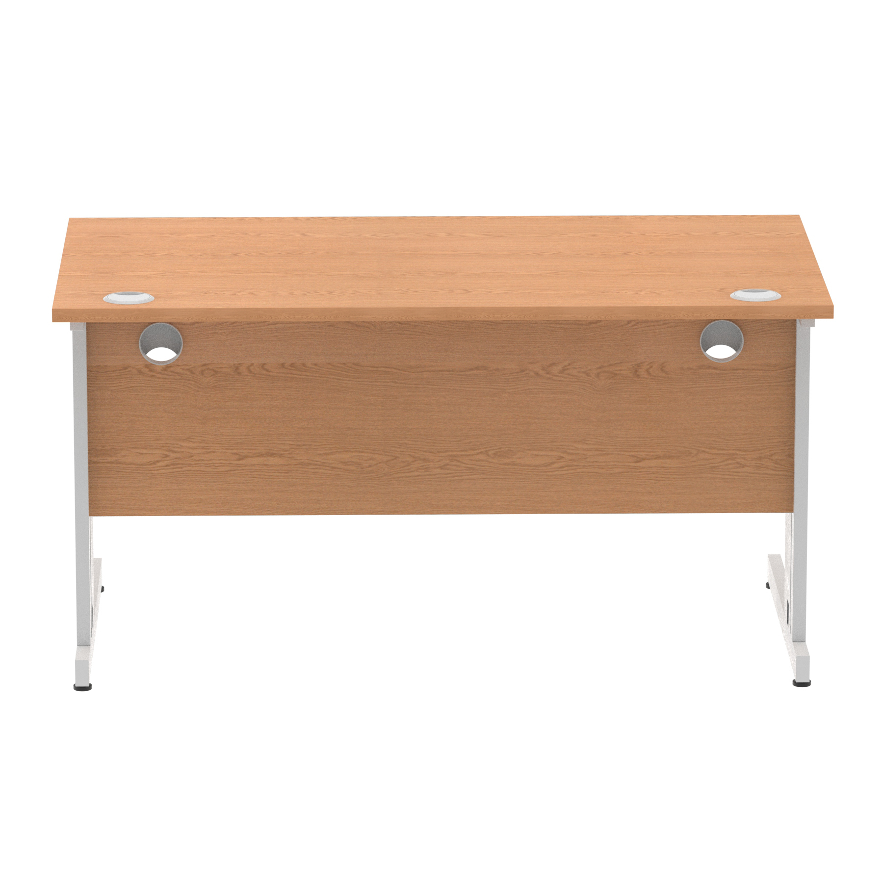 Oak / Silver Frame