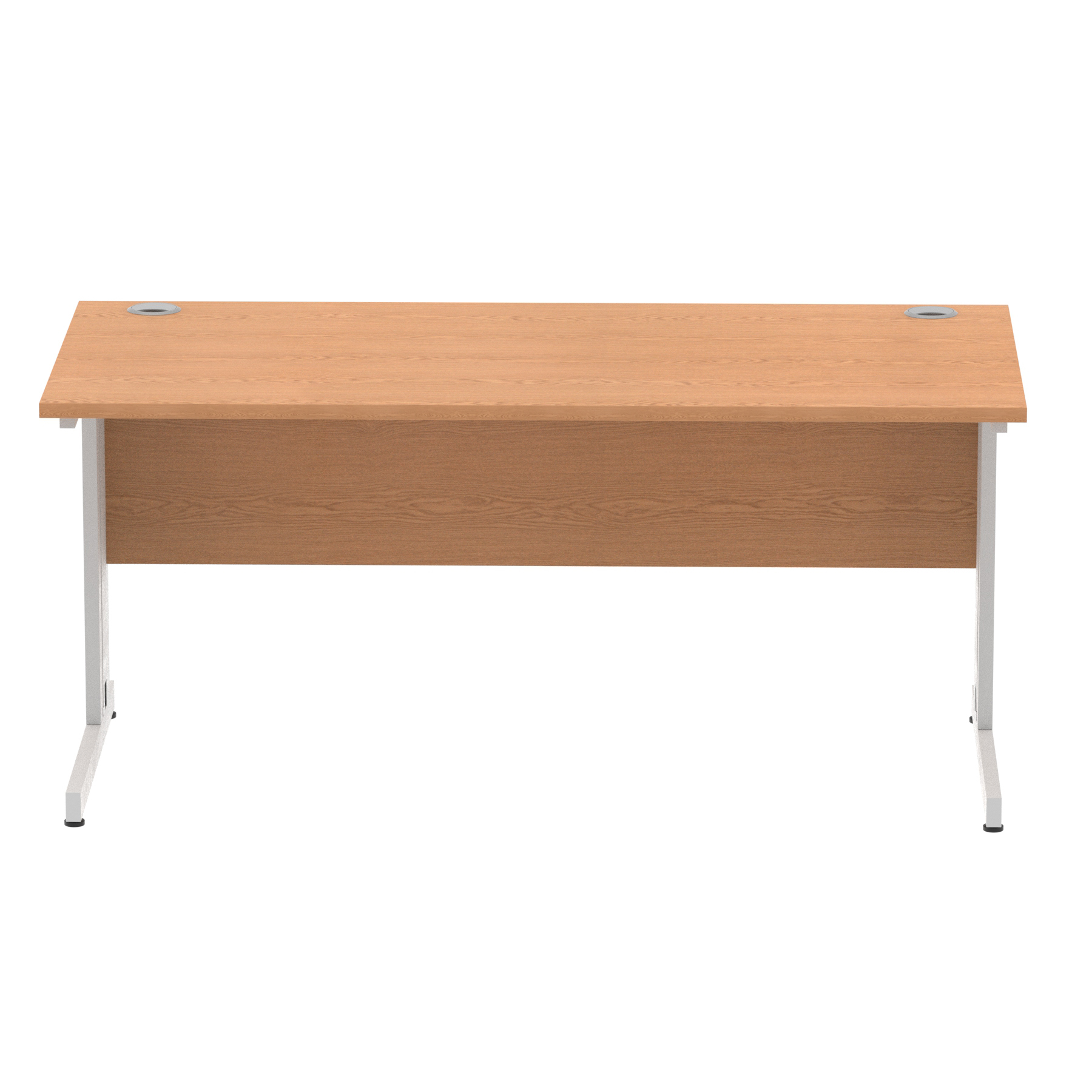 Oak / Silver Frame
