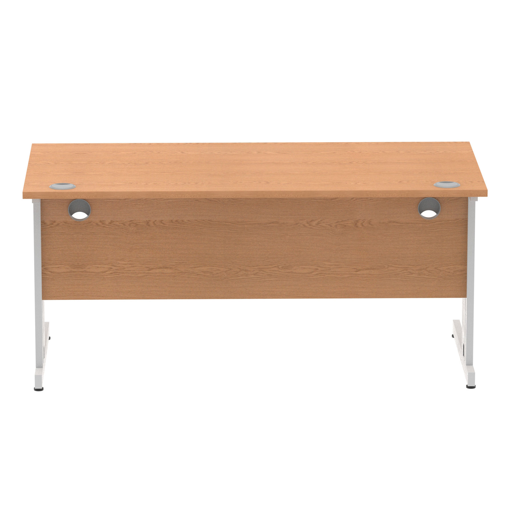 Oak / Silver Frame