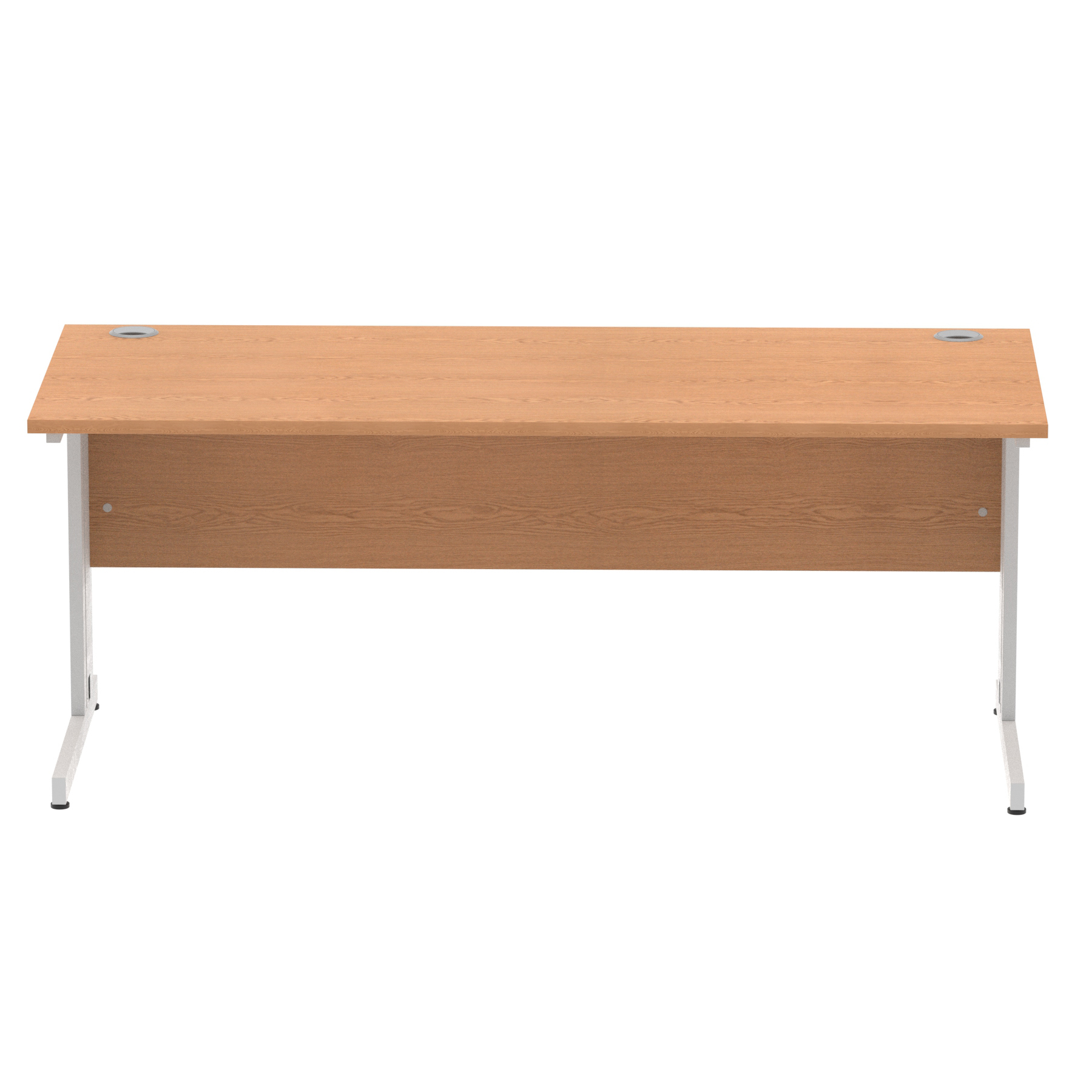 Oak / Silver Frame