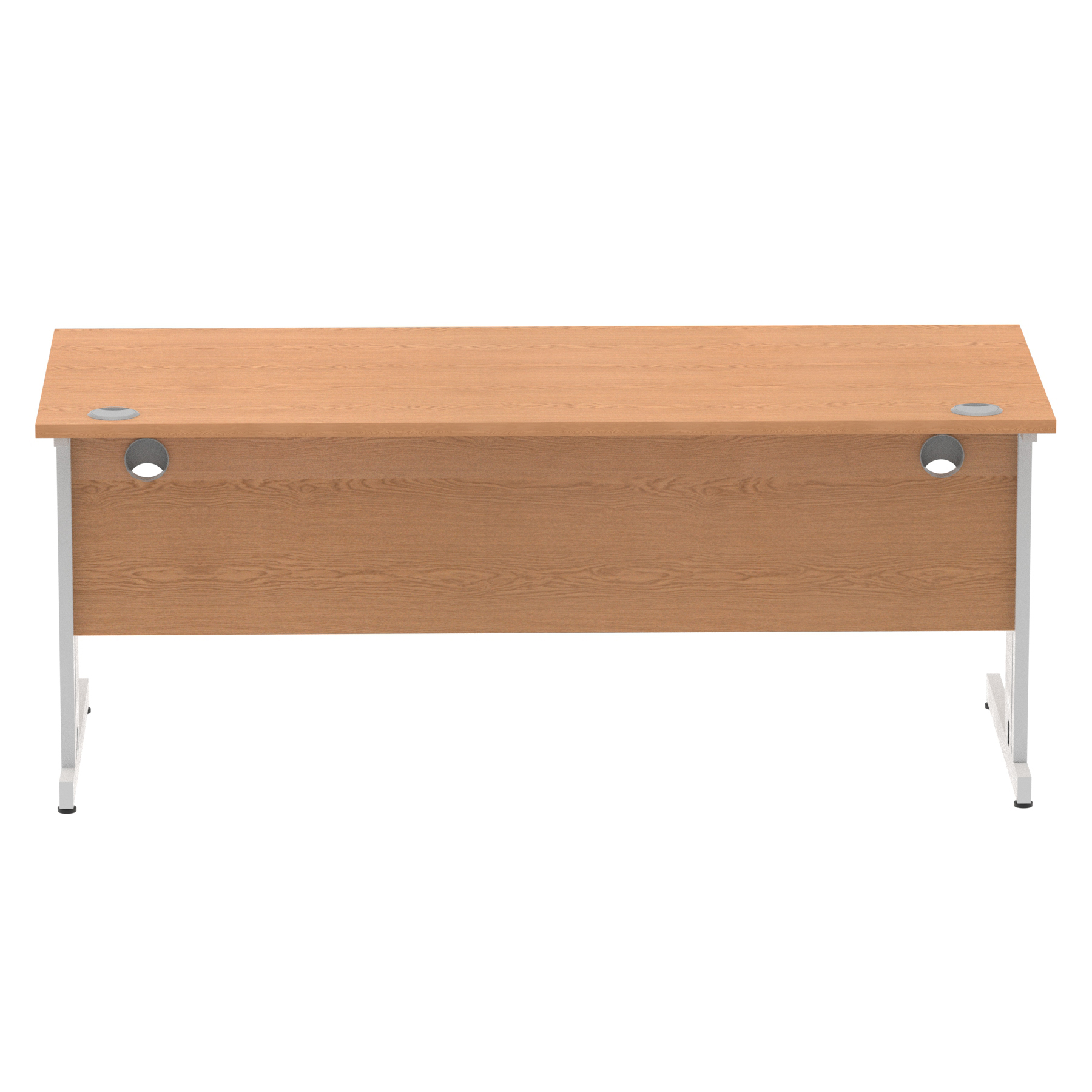 Oak / Silver Frame