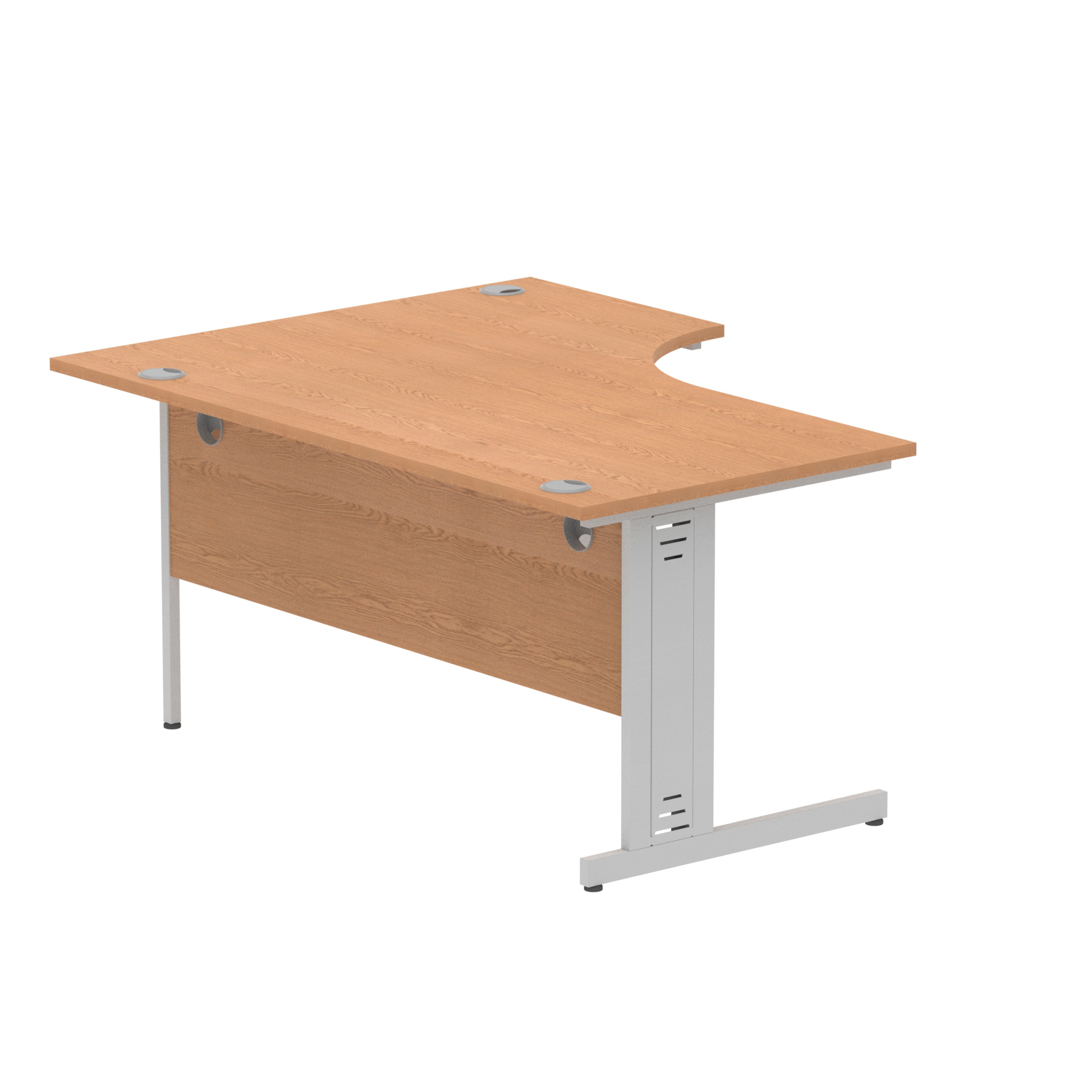 Oak / Silver Frame