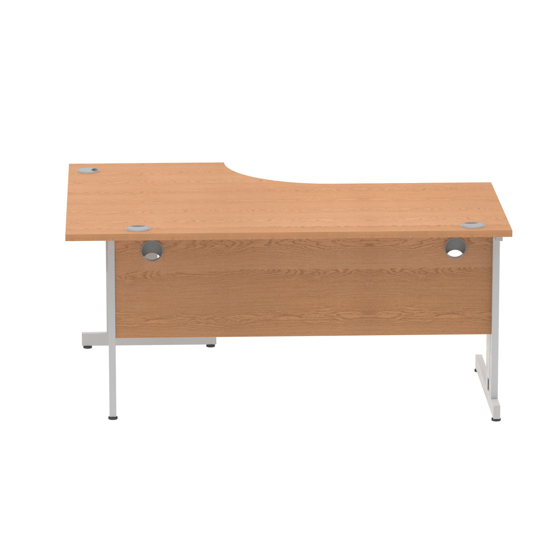 Oak / Silver Frame