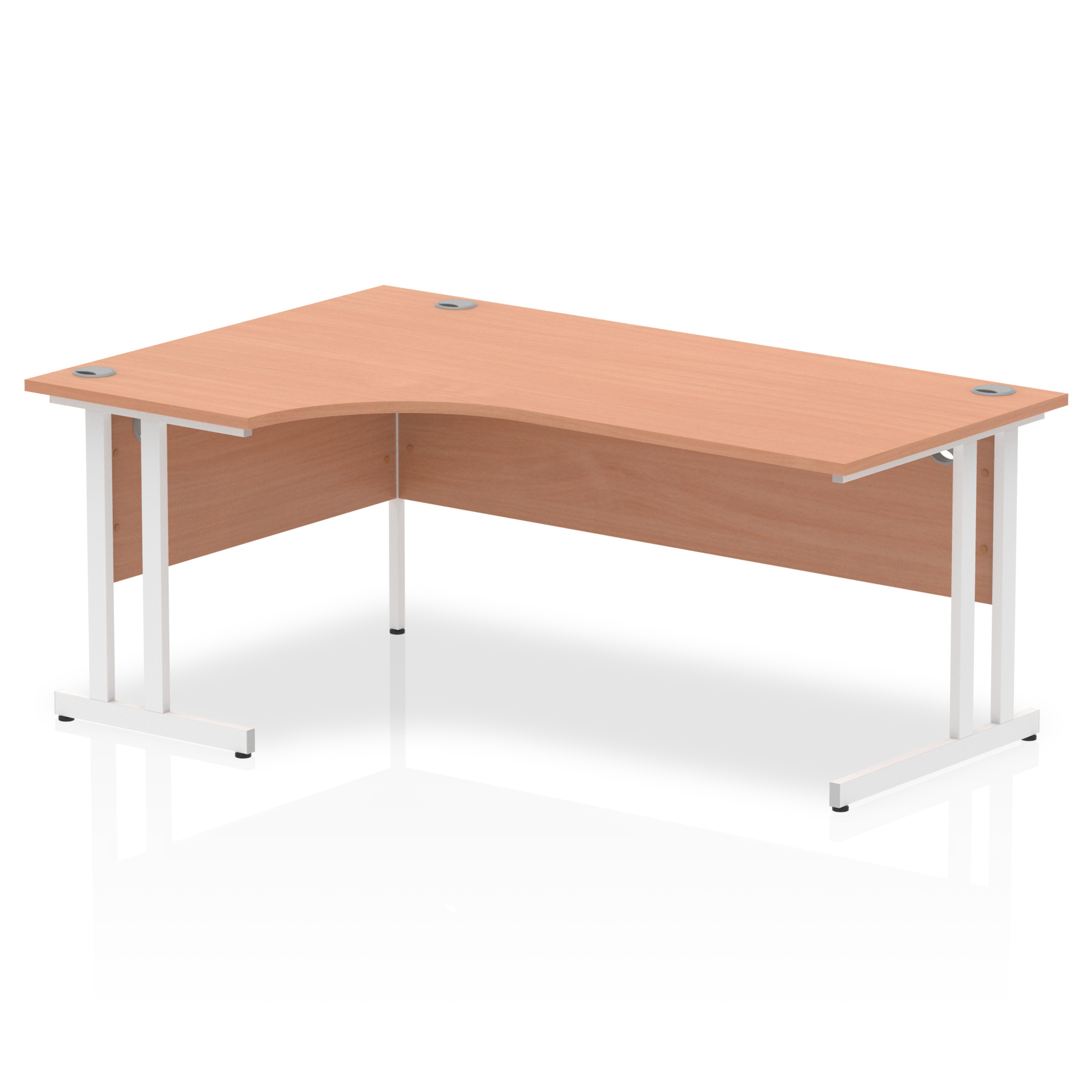 Beech / White Frame