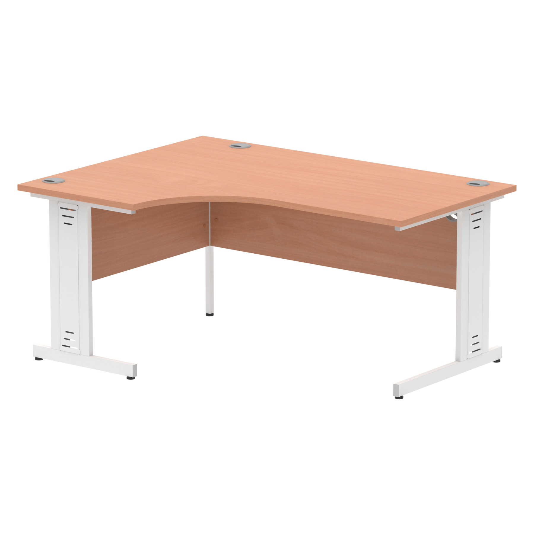 Beech / White Frame