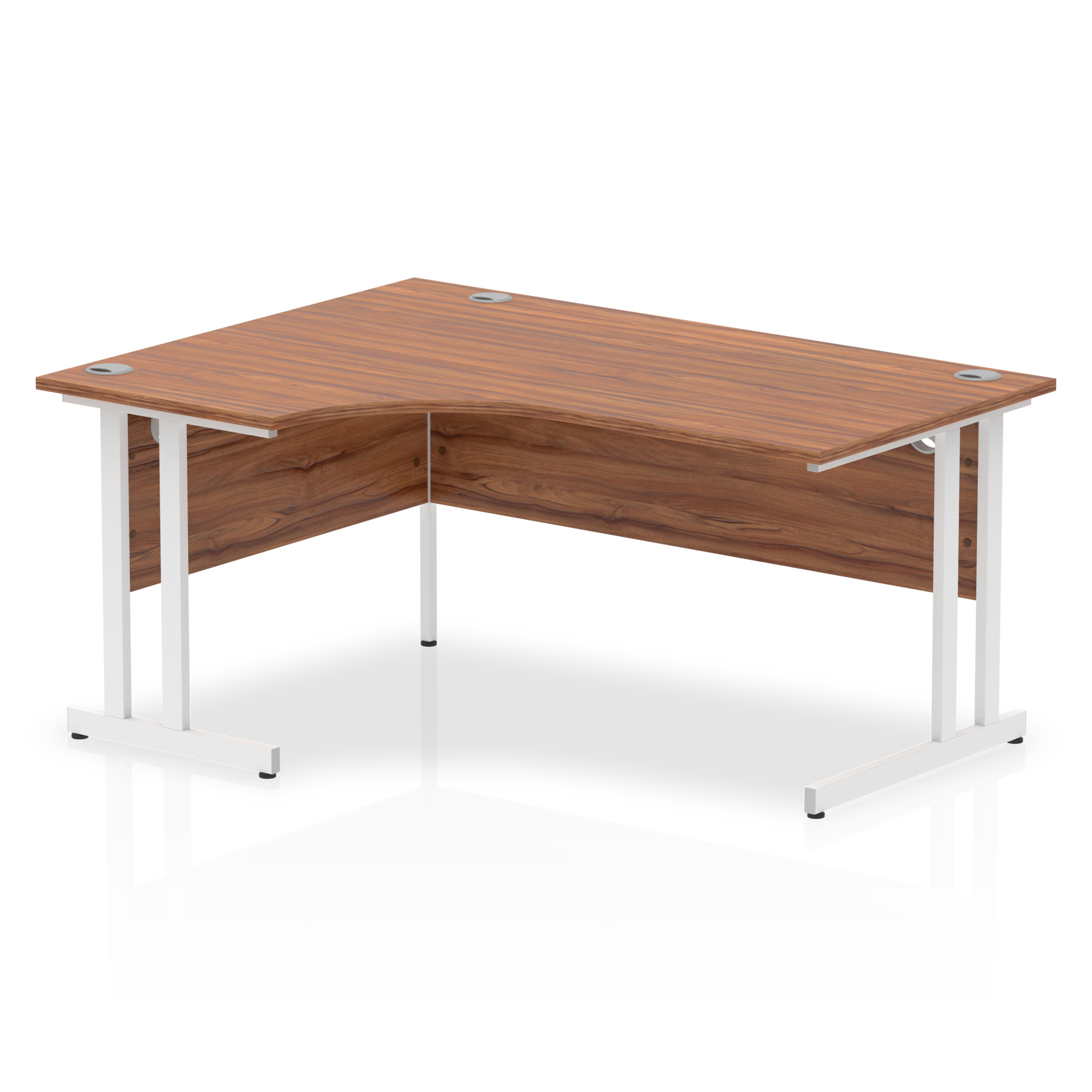 Walnut / White Frame