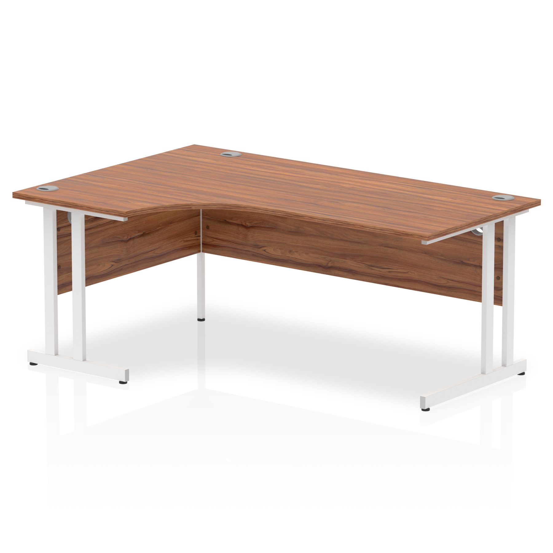 Walnut / White Frame