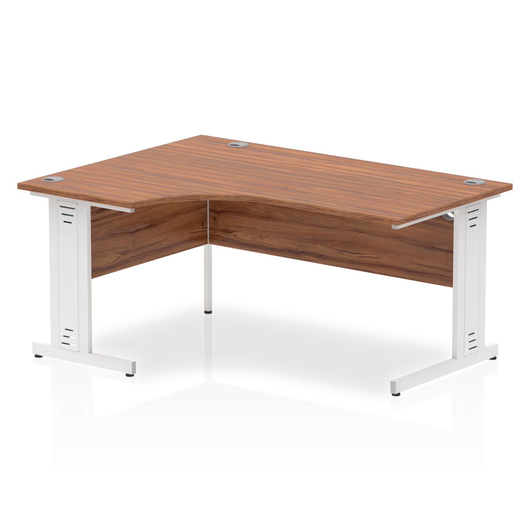 Walnut / White Frame