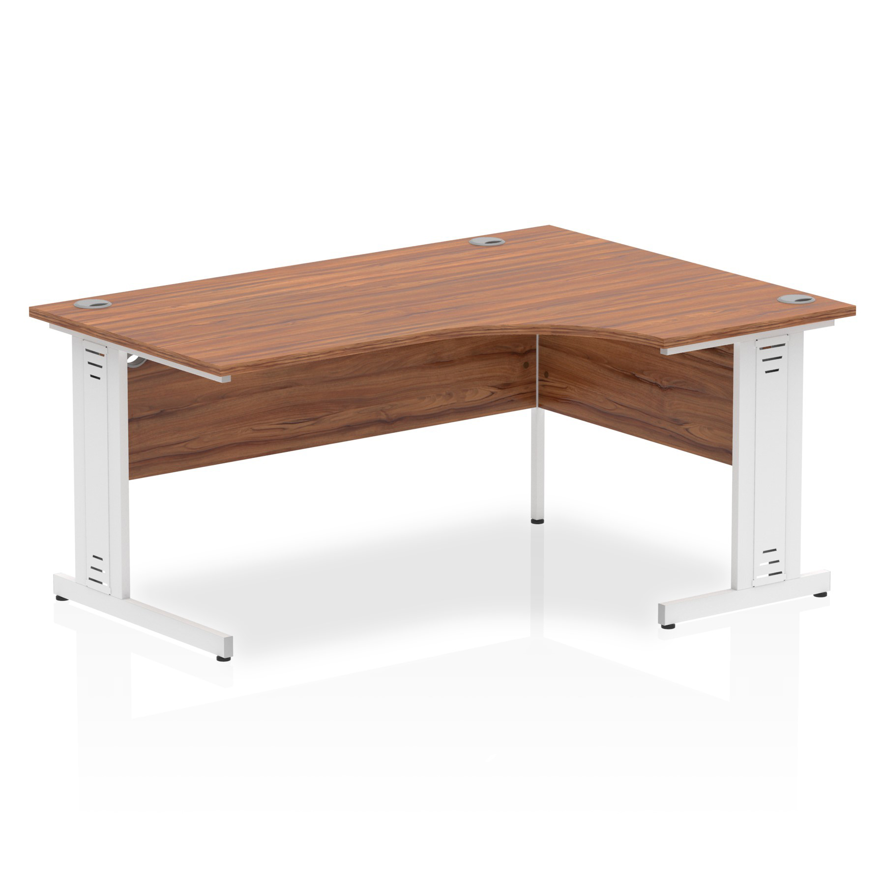 Walnut / White Frame