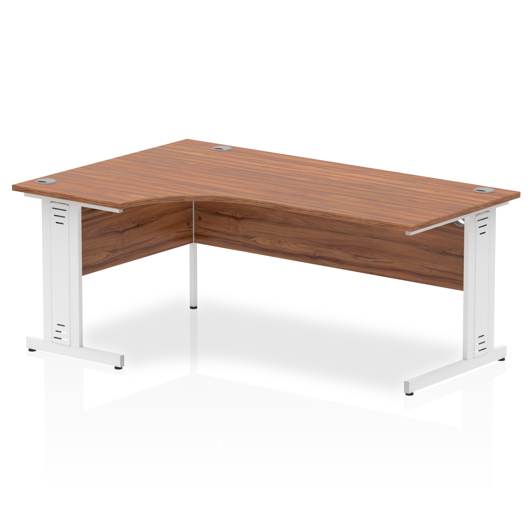 Walnut / White Frame