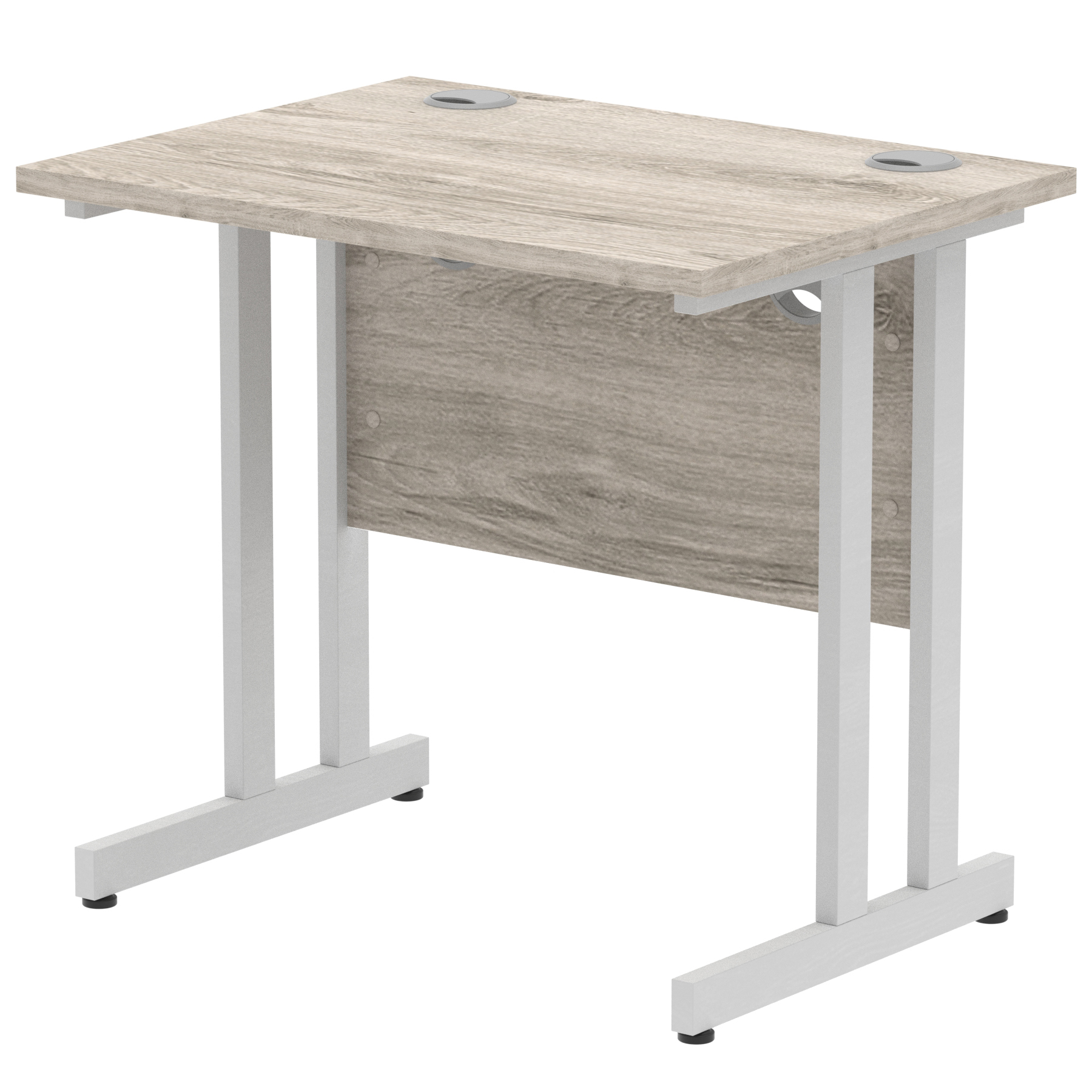 Grey Oak / Silver Frame
