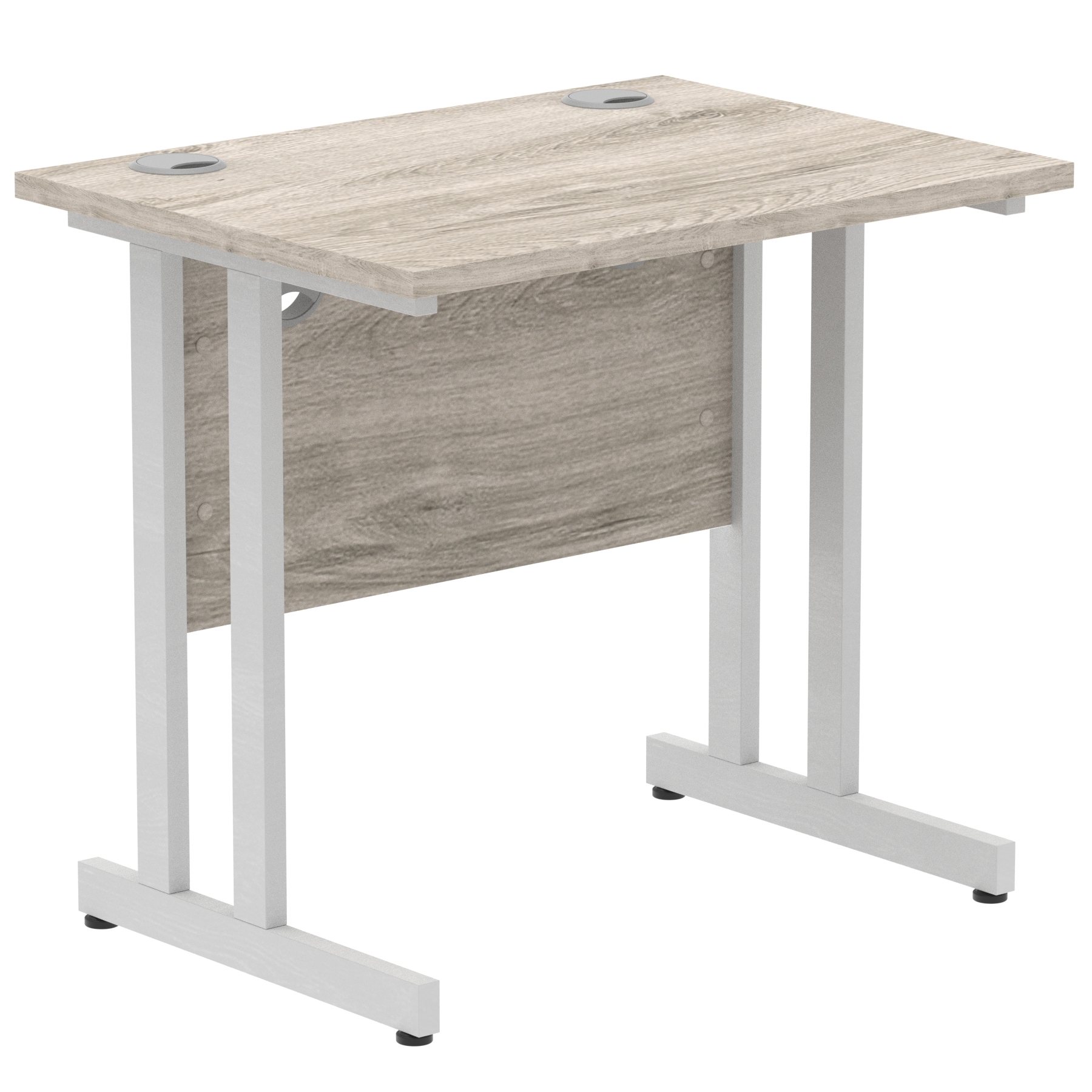 Grey Oak / Silver Frame
