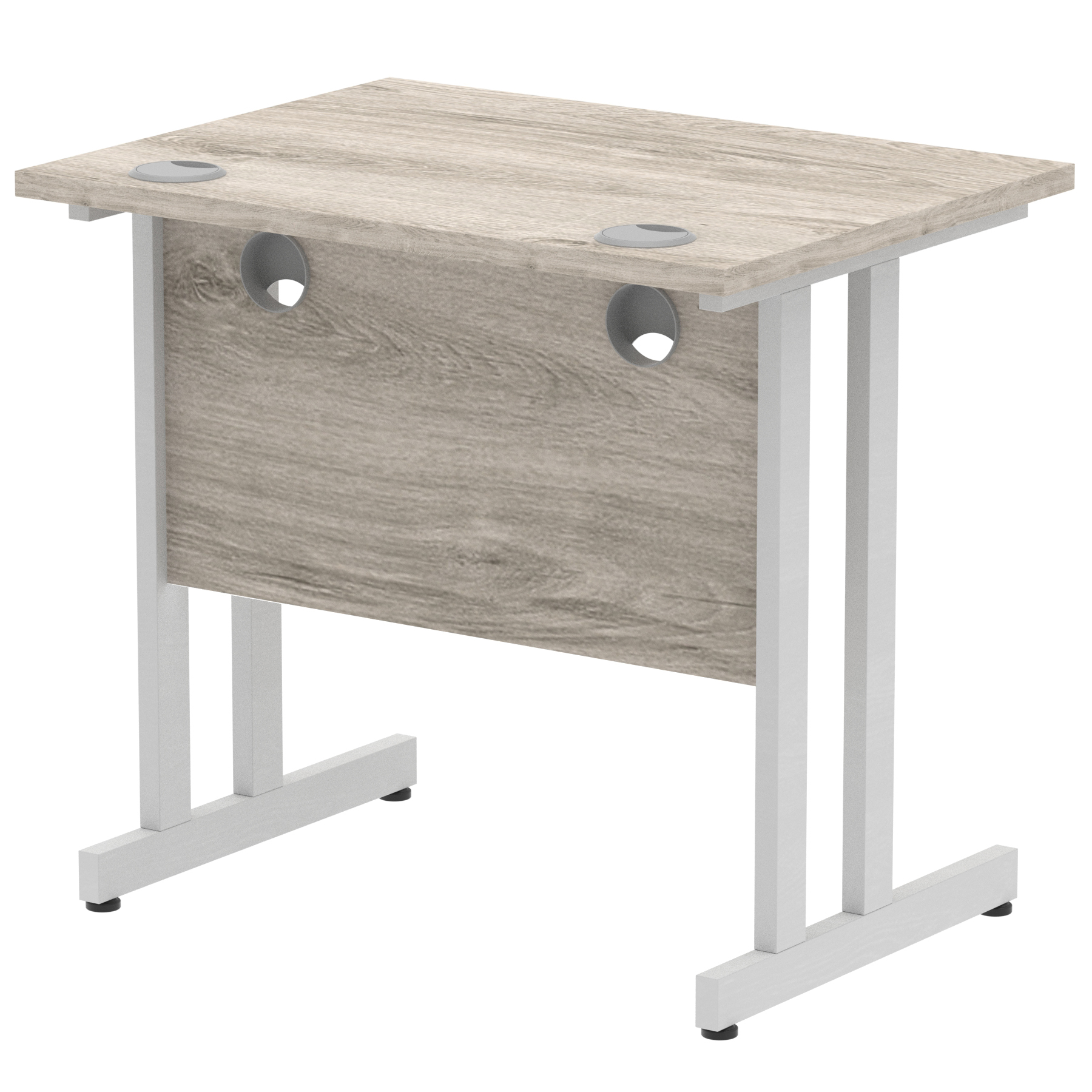 Grey Oak / Silver Frame