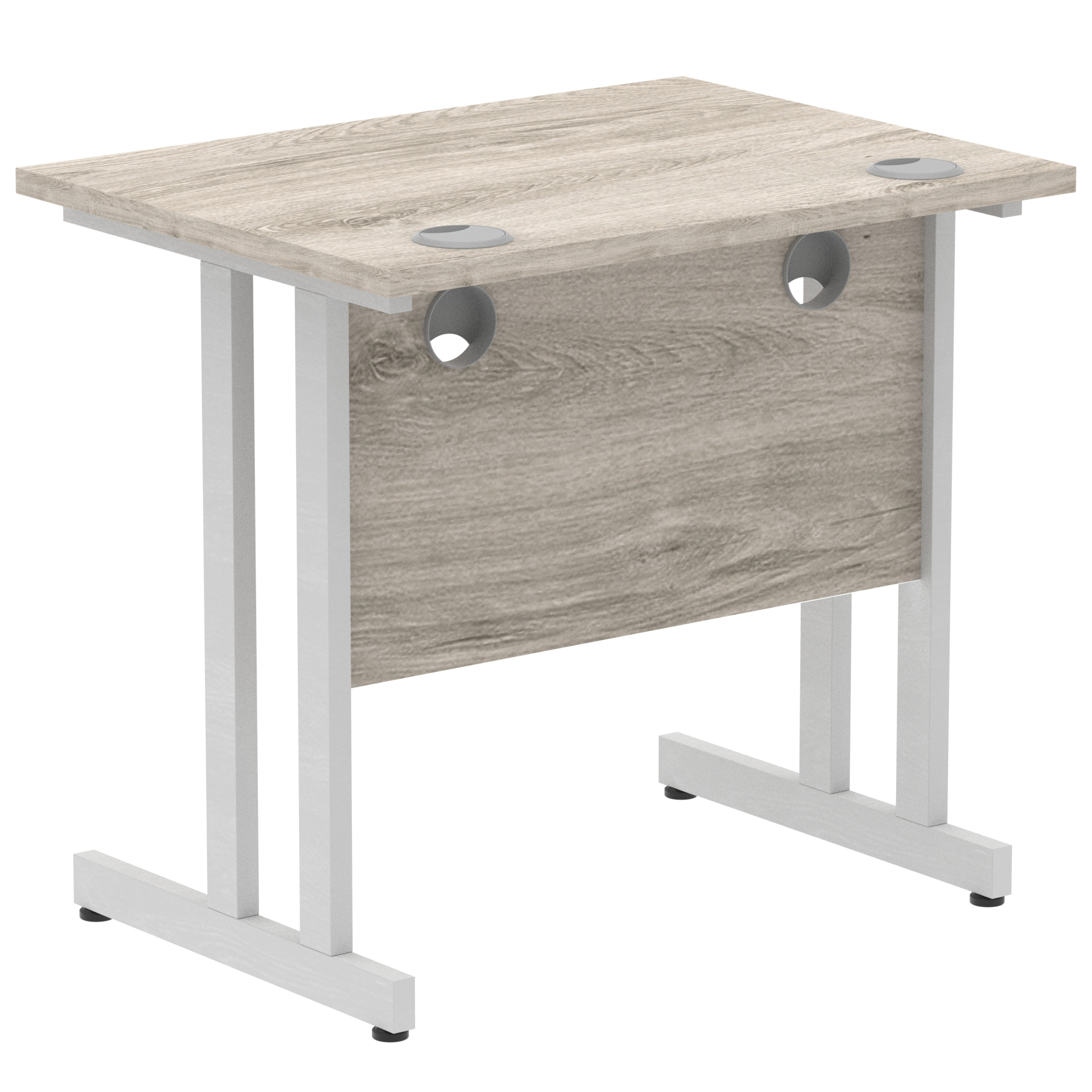 Grey Oak / Silver Frame