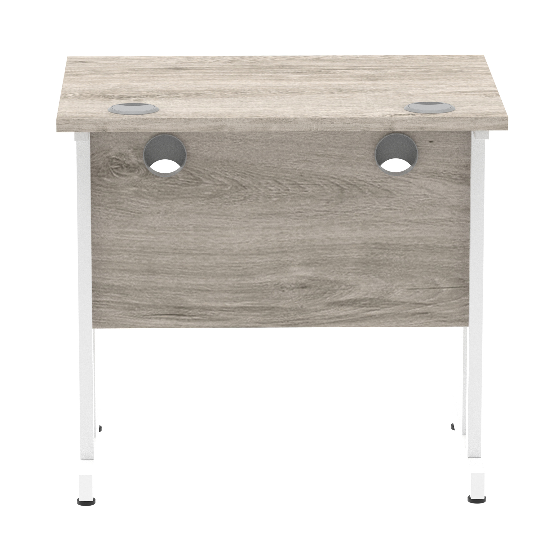 Grey Oak / White Frame